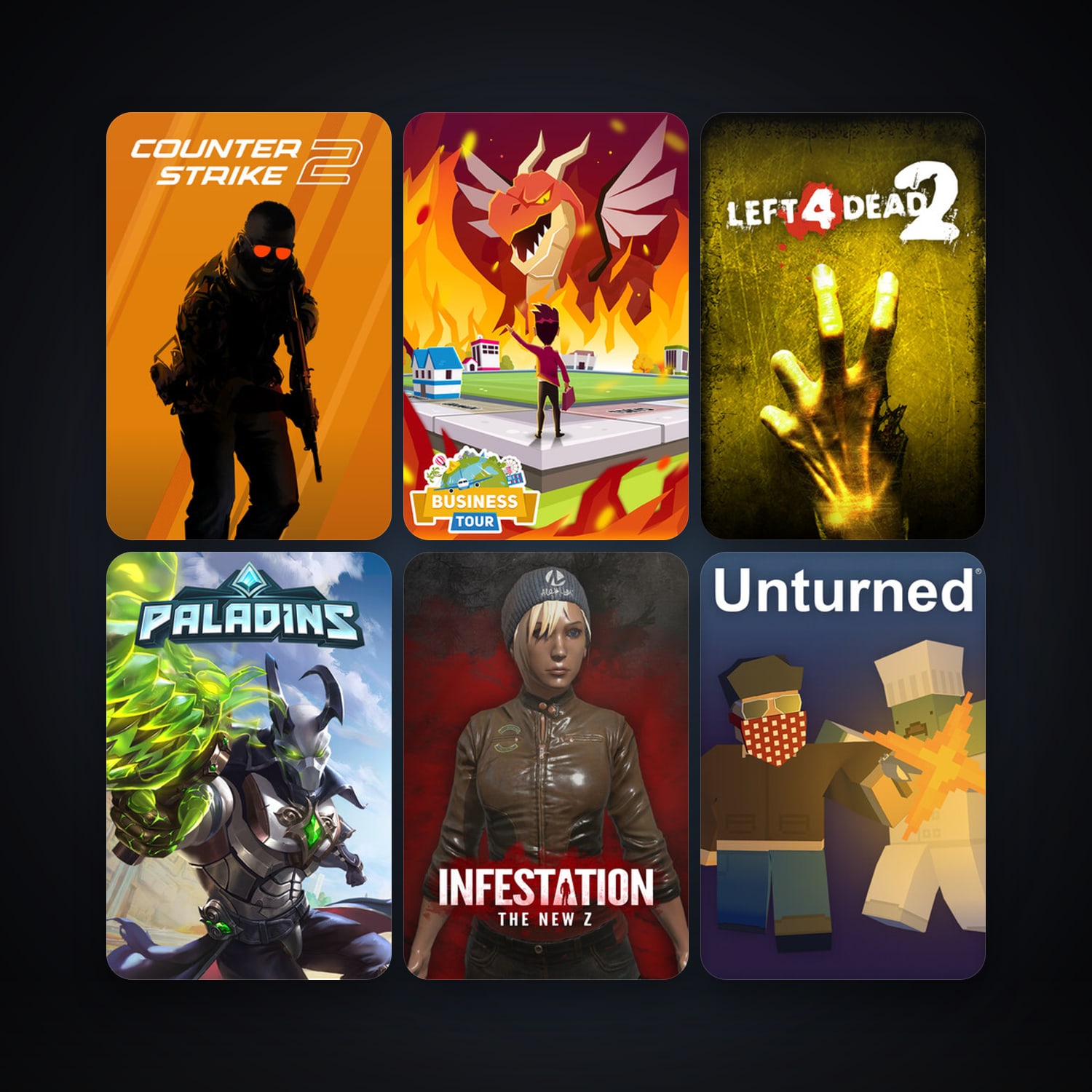 Left 4 Dead 2 + CS2 Prime, 20 games, clean — HabibiAccounts