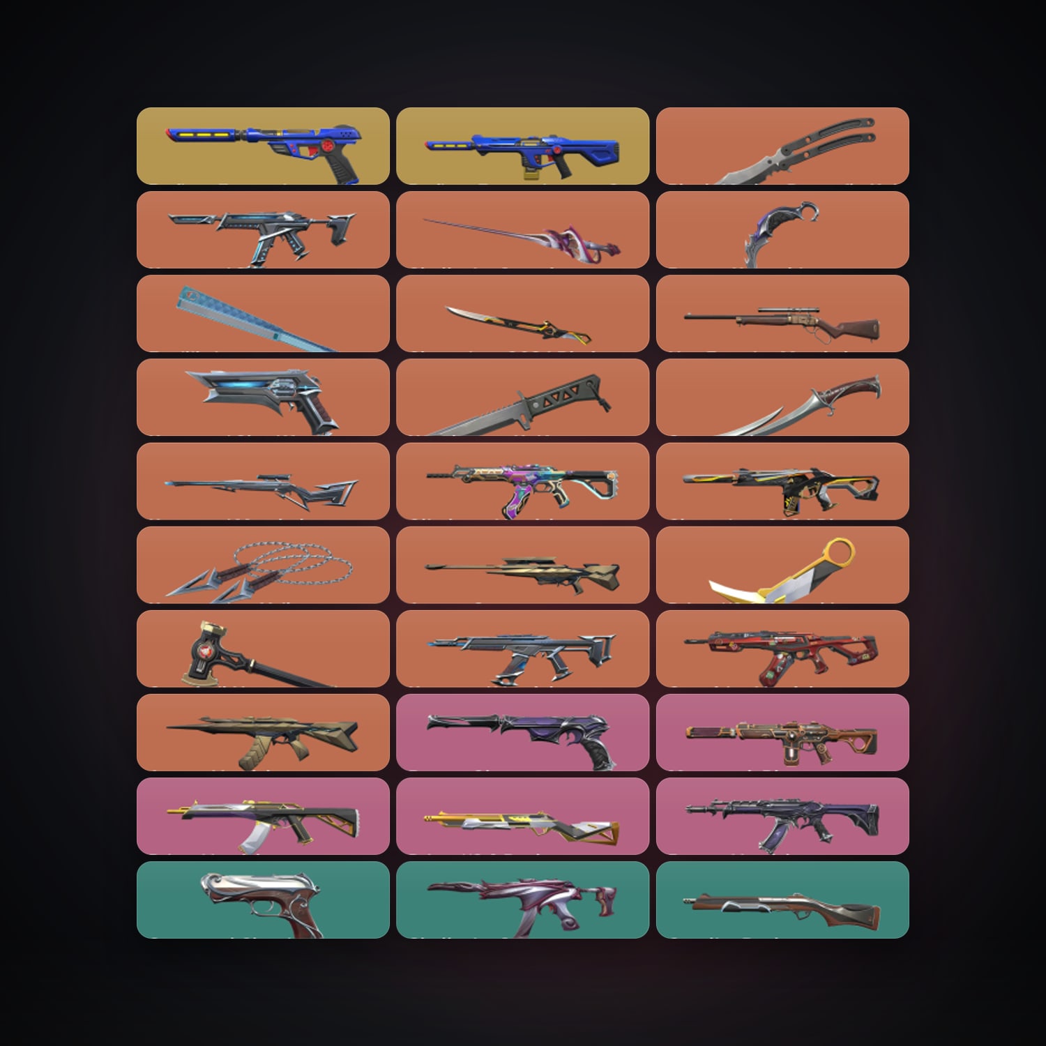 EU Silver 1 locker — 10 knives, 92 skins, lvl 346 — HabibiAccounts
