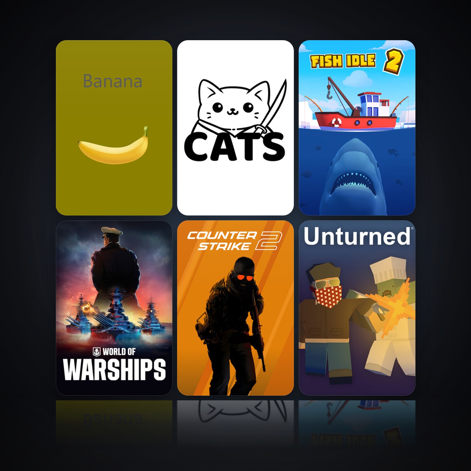 Banana & Cats | 184 Games | Has VAC — HabibiAccounts