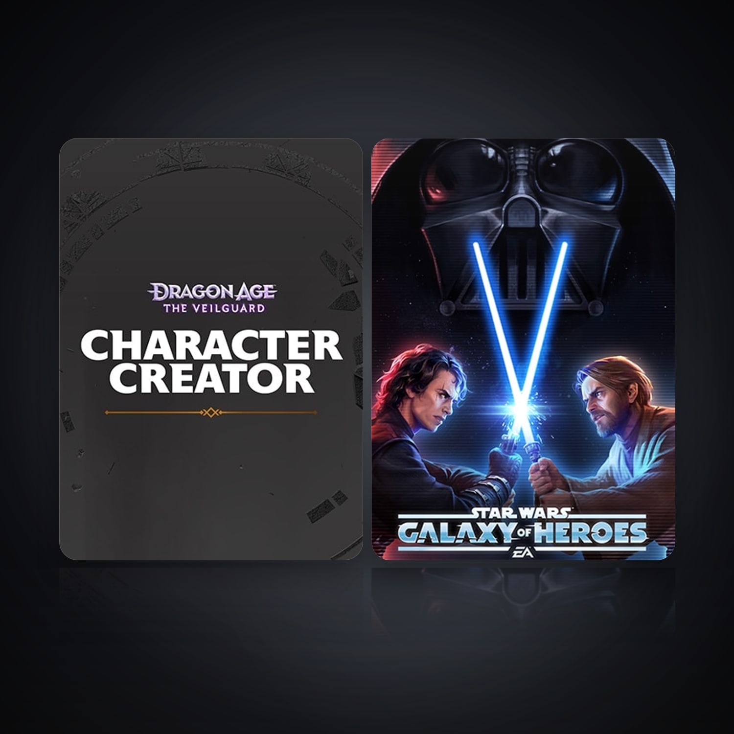 Dragon Age: The Veilguard Character Creator & STAR WARS: Galaxy of Heroes | 2 Games — HabibiAccounts