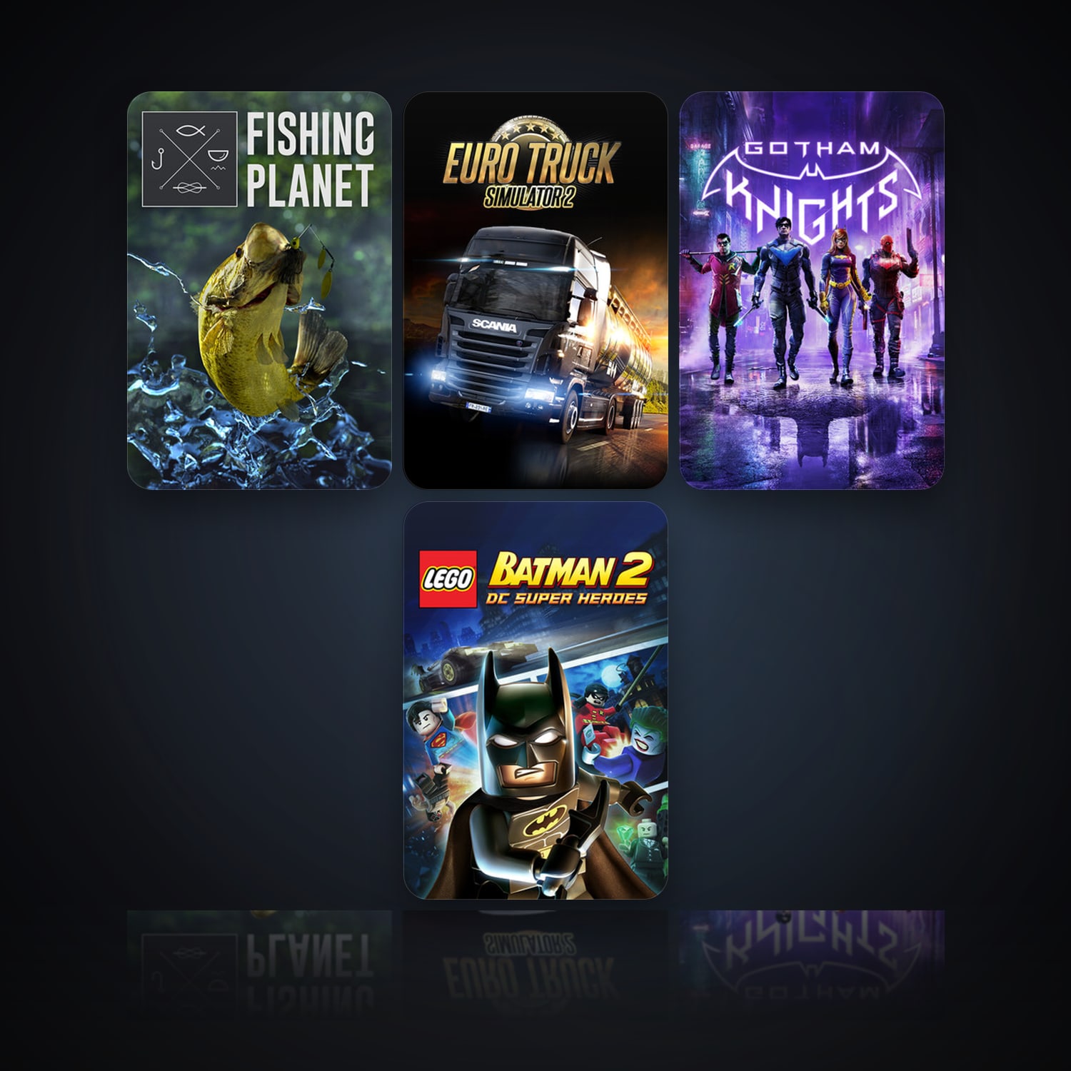 Fishing Planet & Euro Truck Simulator 2 | 10 Games | Clean — HabibiAccounts