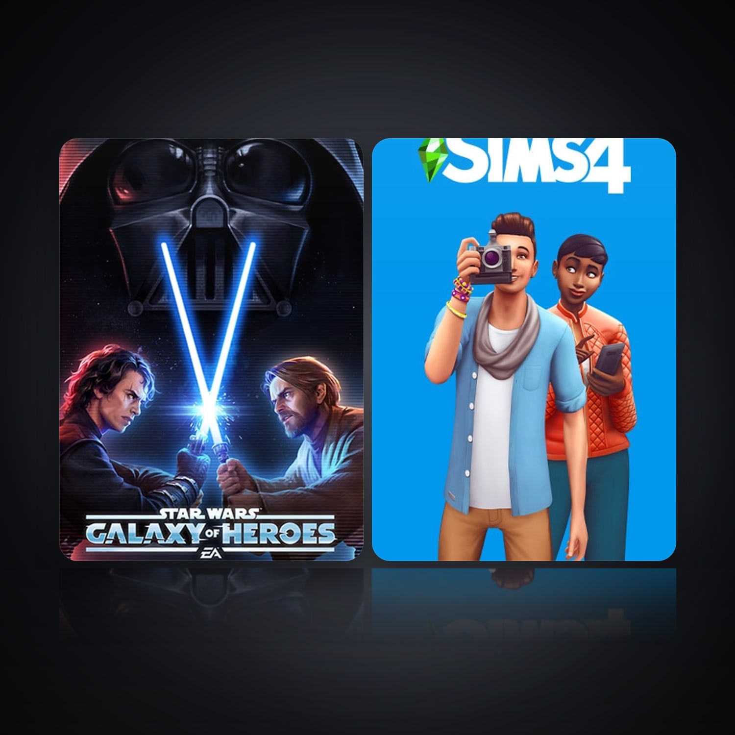 STAR WARS: Galaxy of Heroes & The Sims 4 | 2 Games — HabibiAccounts