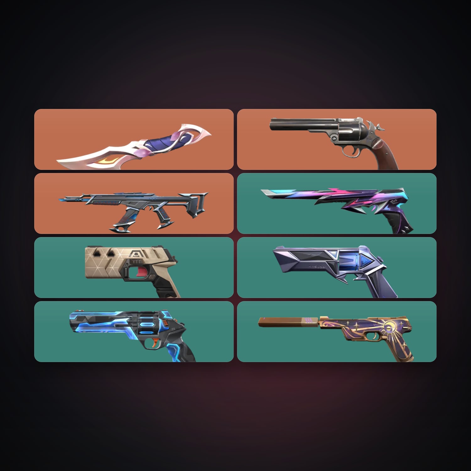 EU Gold 1 locker — 1 knives, 8 skins, lvl 144 — HabibiAccounts