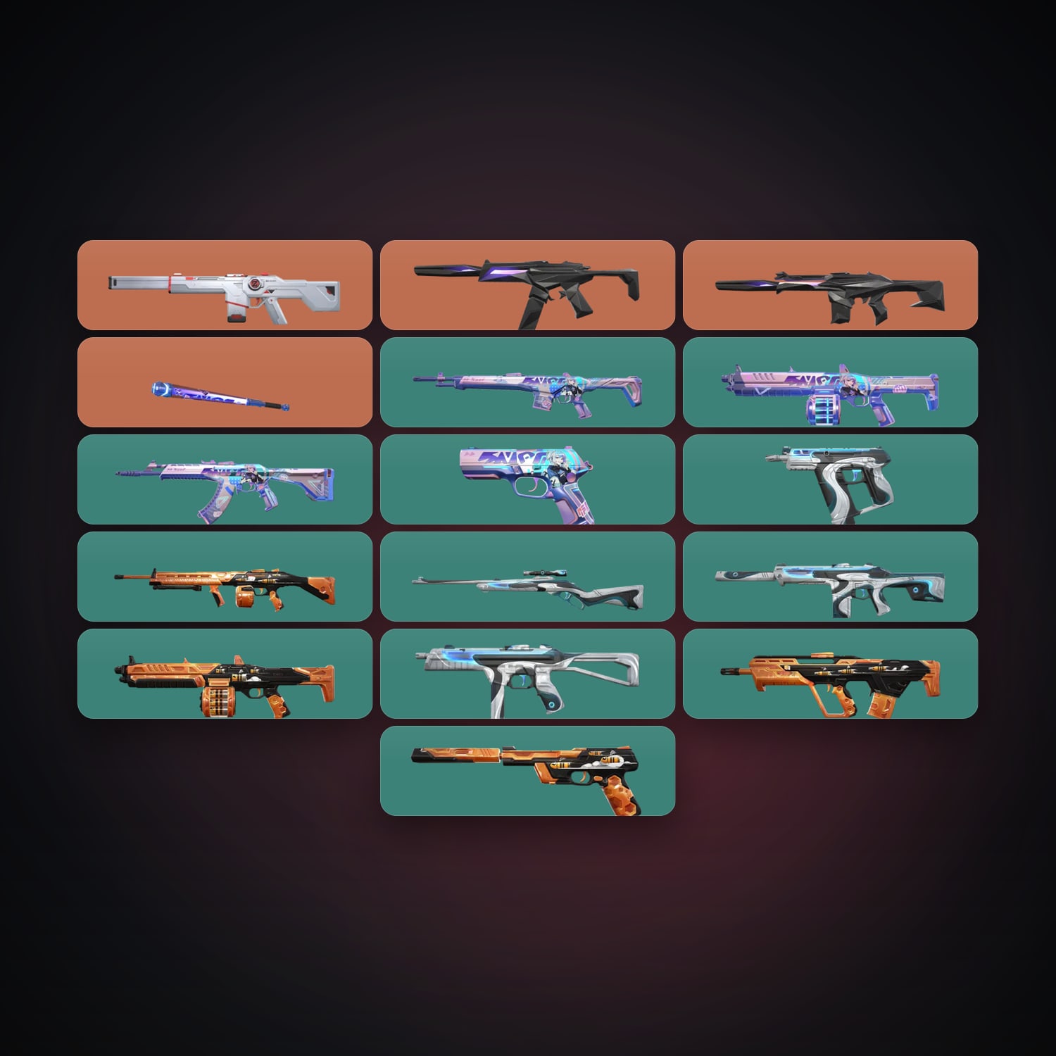 AP Bronze 1 locker — 1 knives, 16 skins, lvl 36 — HabibiAccounts