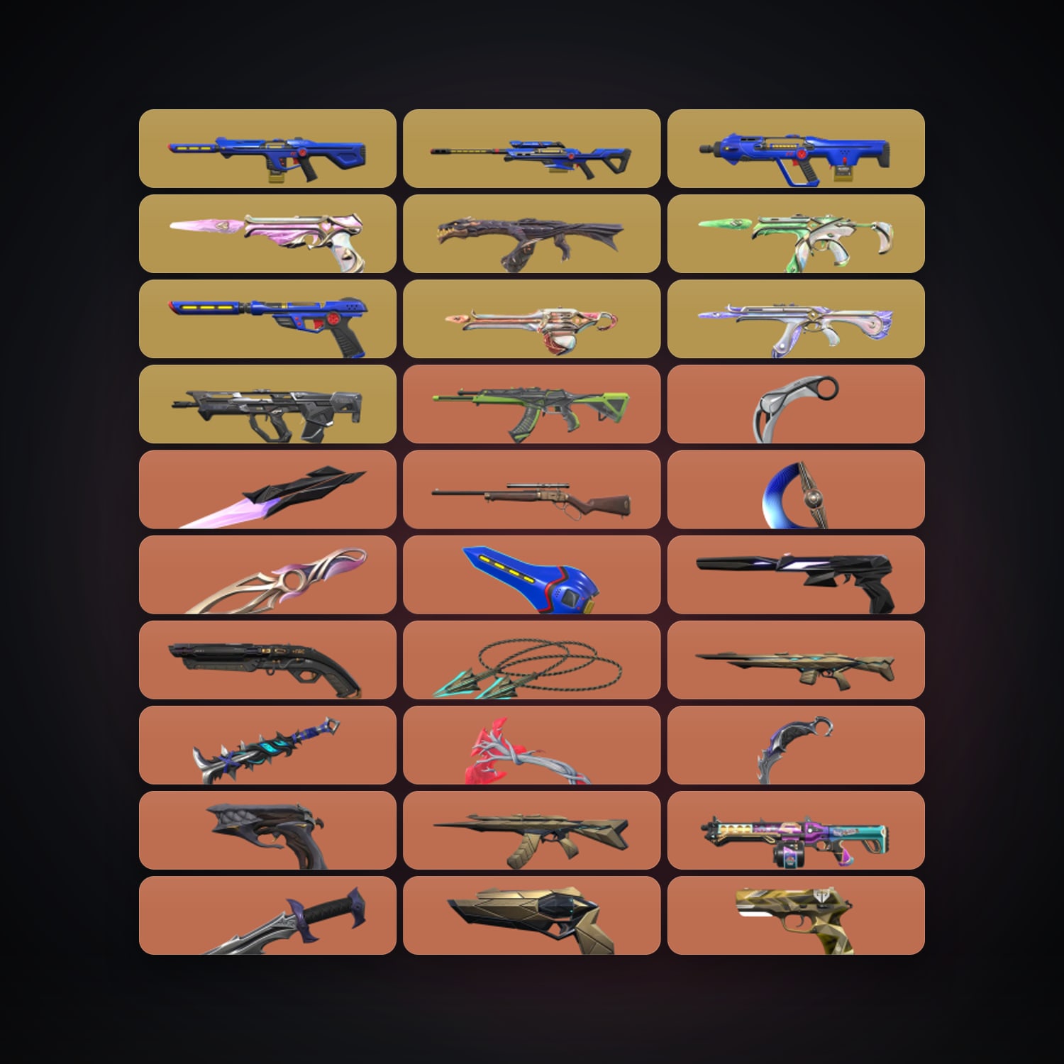 NA Diamond 1 locker — 39 knives, 237 skins, lvl 248 — HabibiAccounts