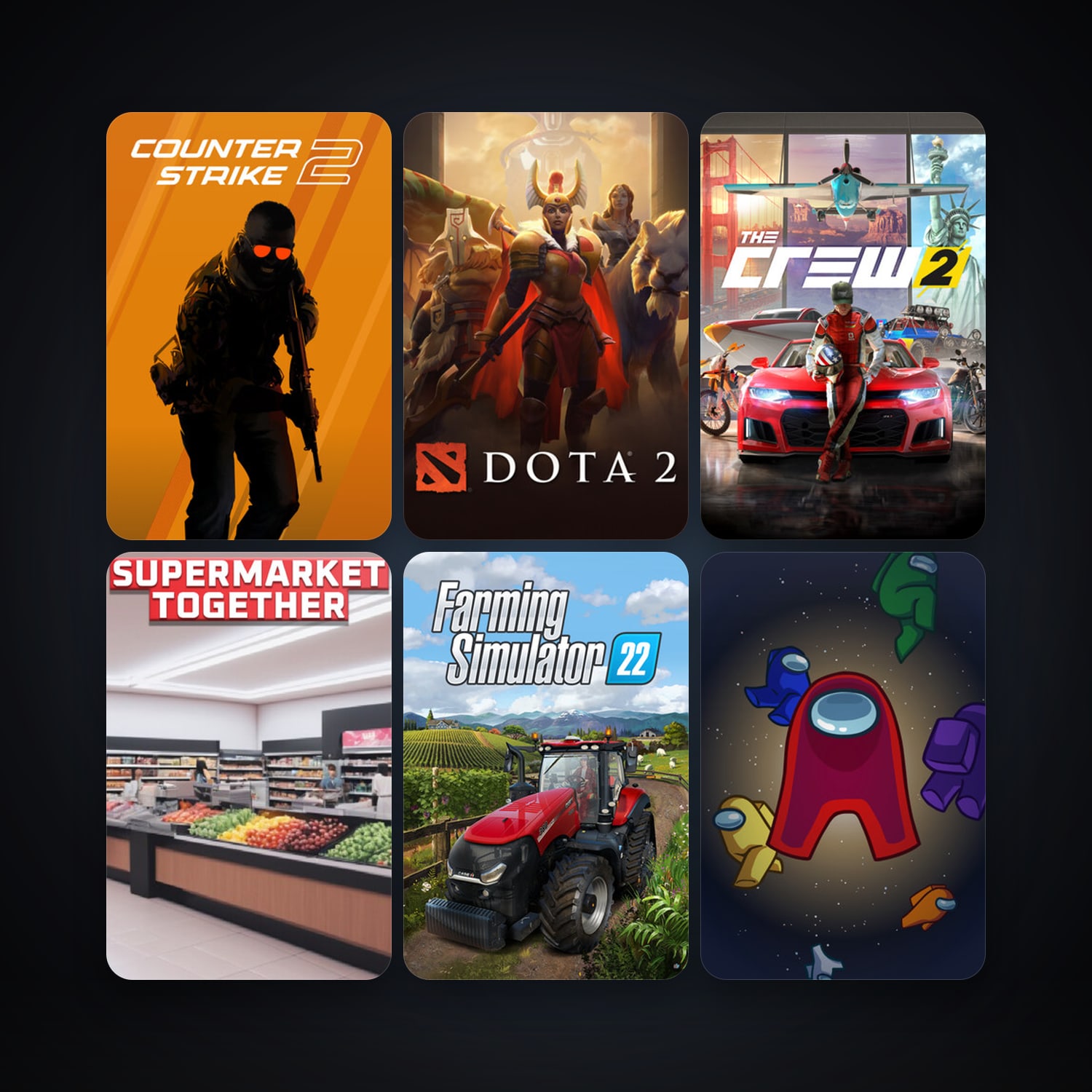 Dota 2 + CS2 Prime, 6 games, clean — HabibiAccounts