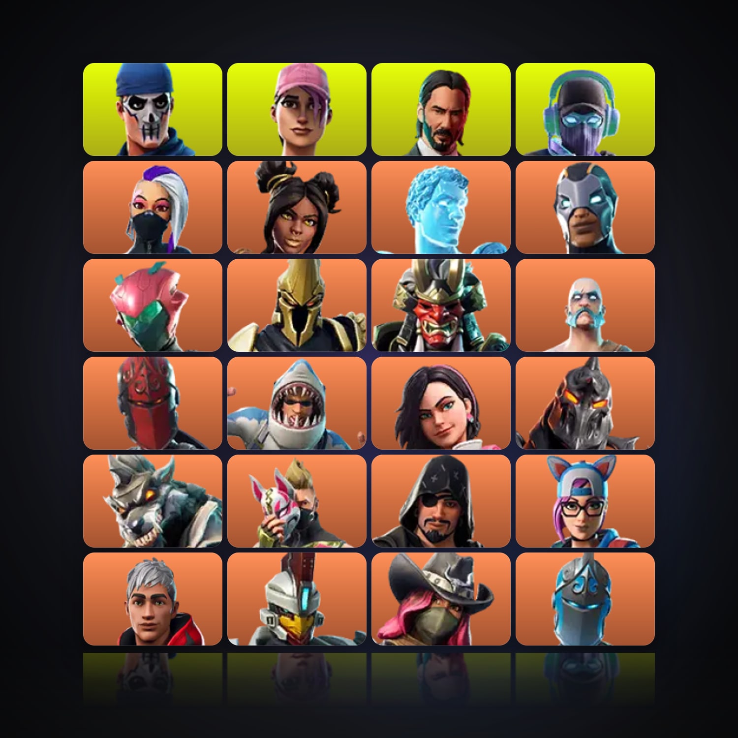 Fortnite | 105 Skins | 1.1K V-Bucks | Level 586 | 59 Wins — HabibiAccounts