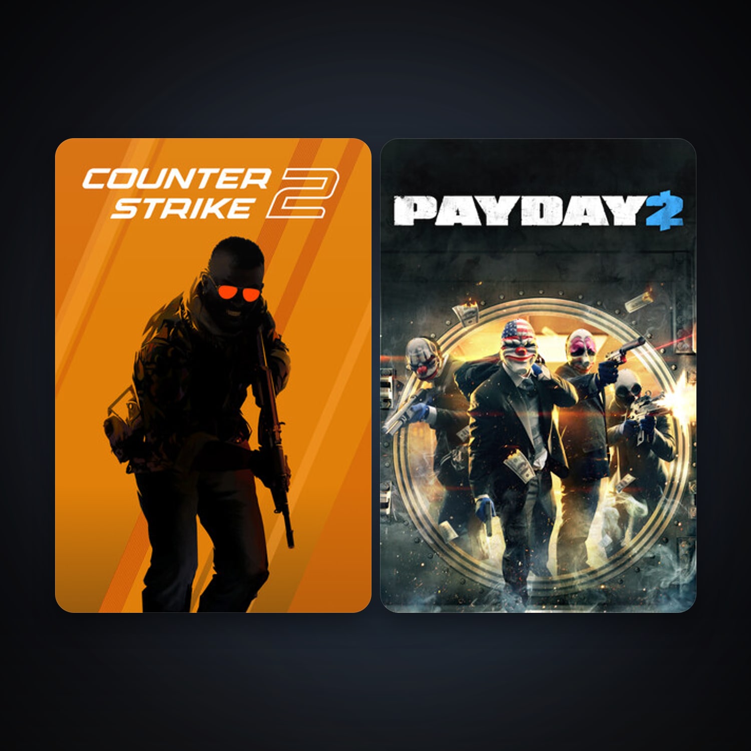 CS2 Prime + PAYDAY 2, 6 games, clean — HabibiAccounts