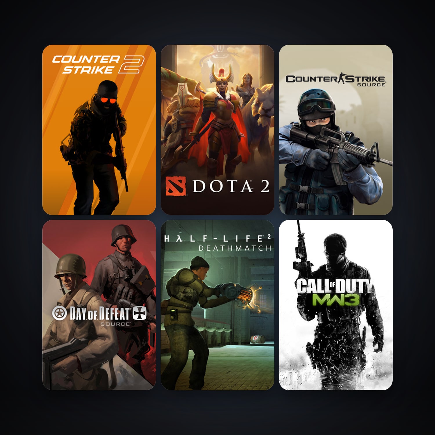 Steam account: Counter-Strike: Source + Day of Defeat: Source, 7 games, clean — HabibiAccounts