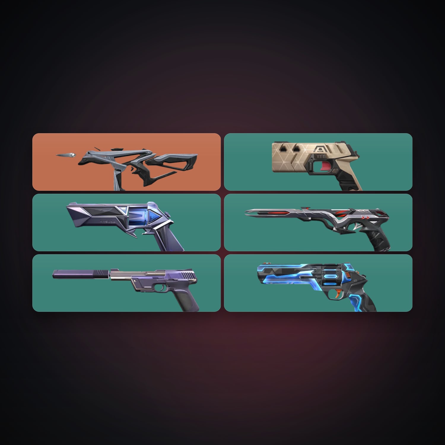 EU Silver 1 locker — 6 skins, lvl 105 — HabibiAccounts