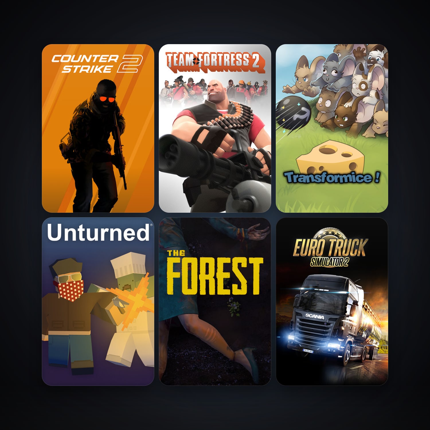 Team Fortress 2 + CS2 Prime, 20 games, Steam 13, clean — HabibiAccounts