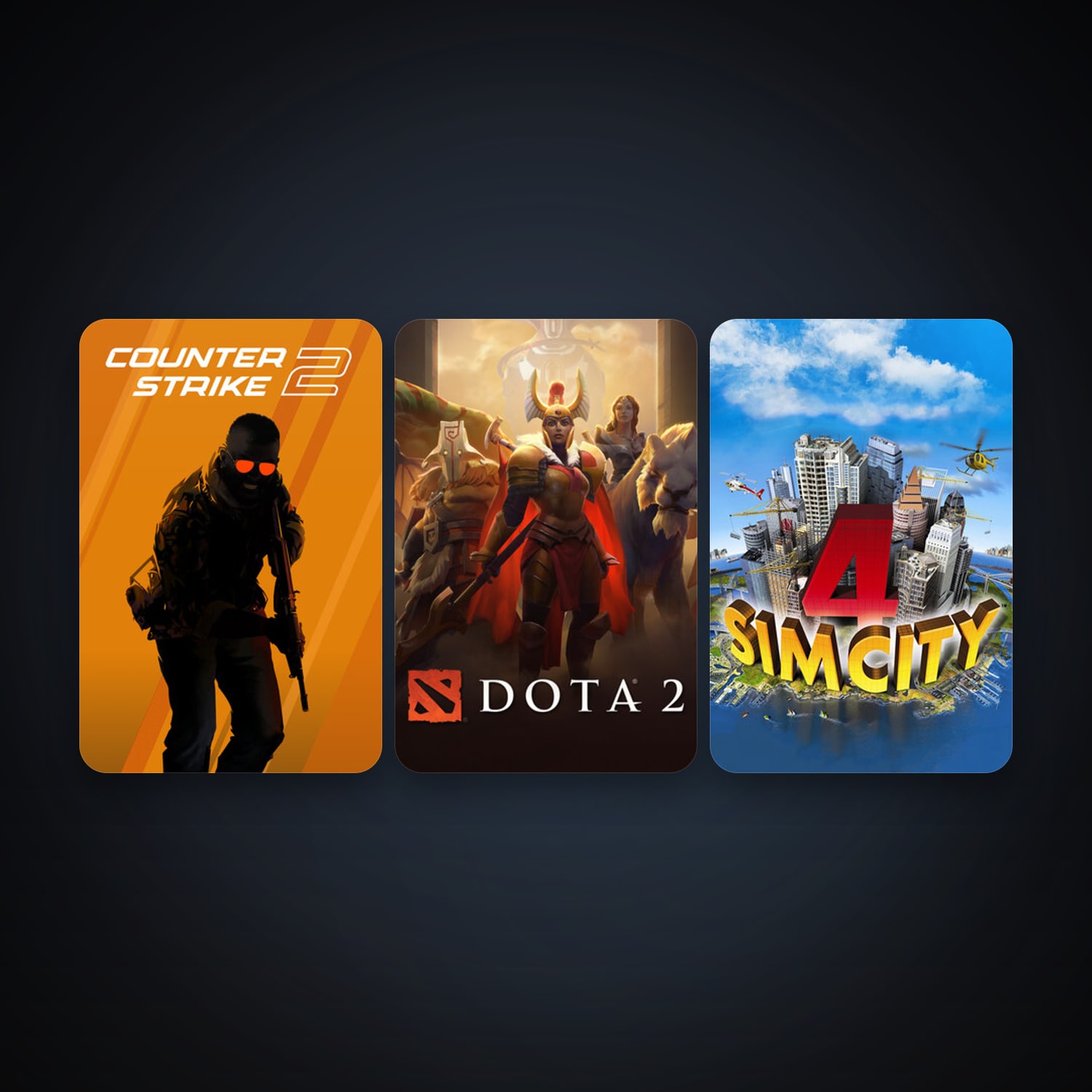 Dota 2 + CS2 Prime, 6 games, clean · 163803088 — HabibiAccounts