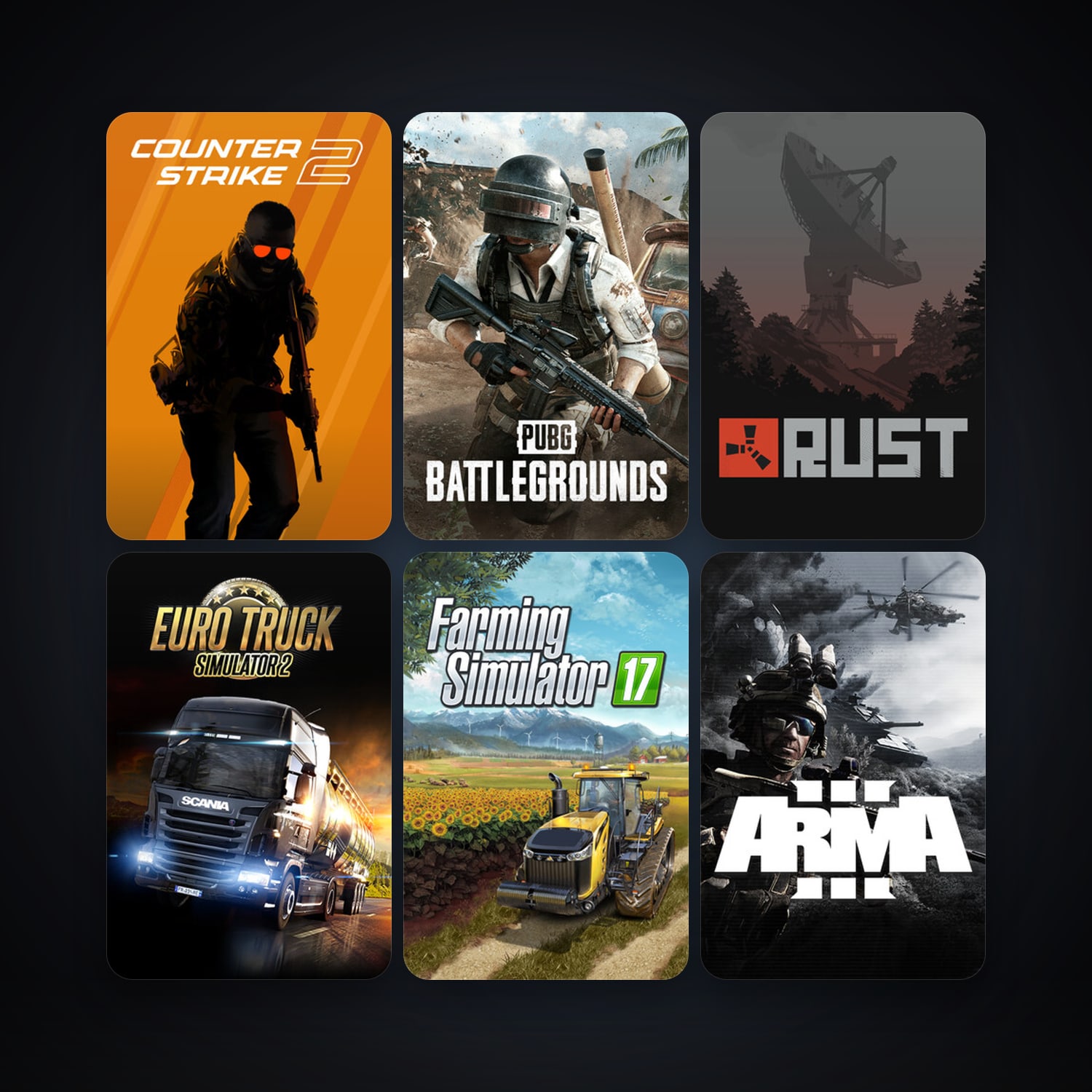 CS2 Prime + Arma 3, 24 games, clean — HabibiAccounts