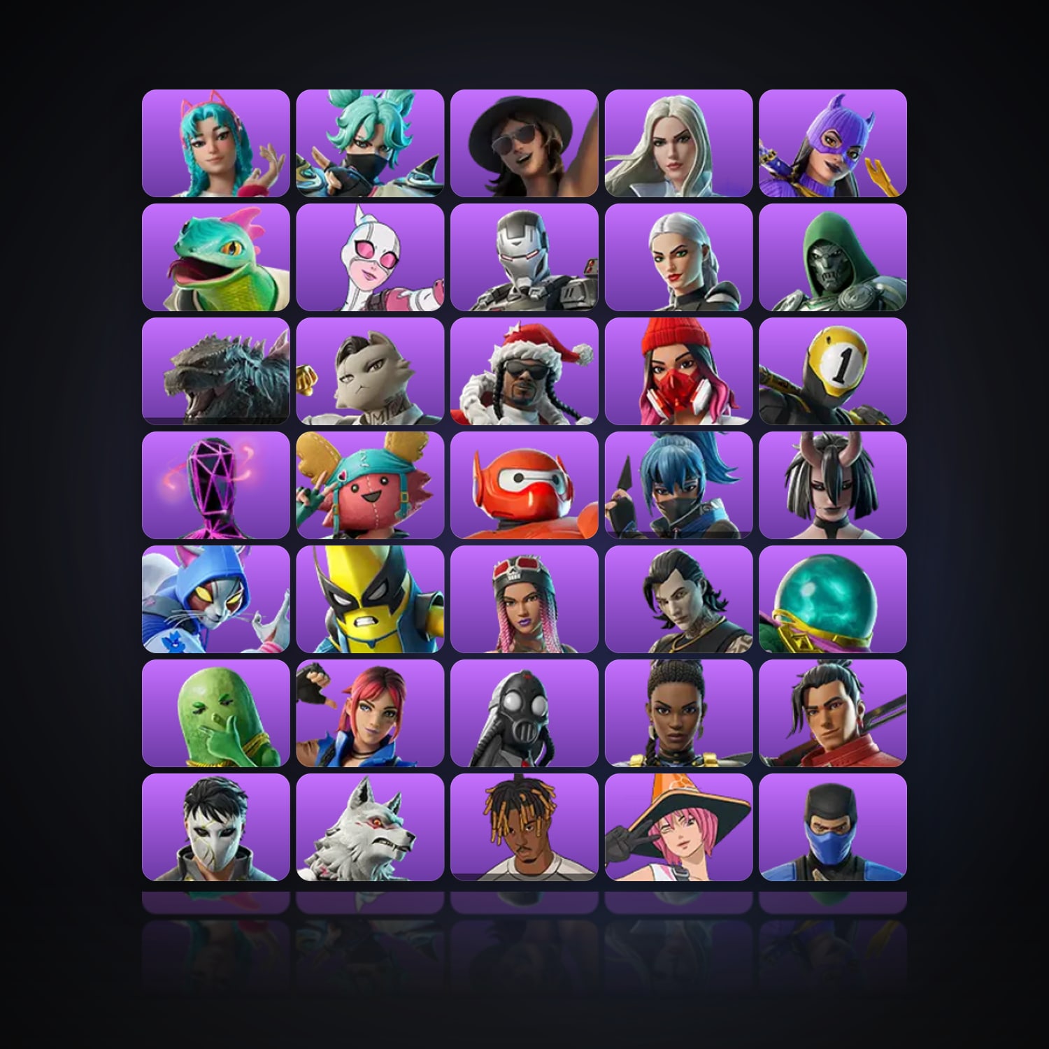 Fortnite | 41 Skins | Level 1525 | 61 Wins — HabibiAccounts