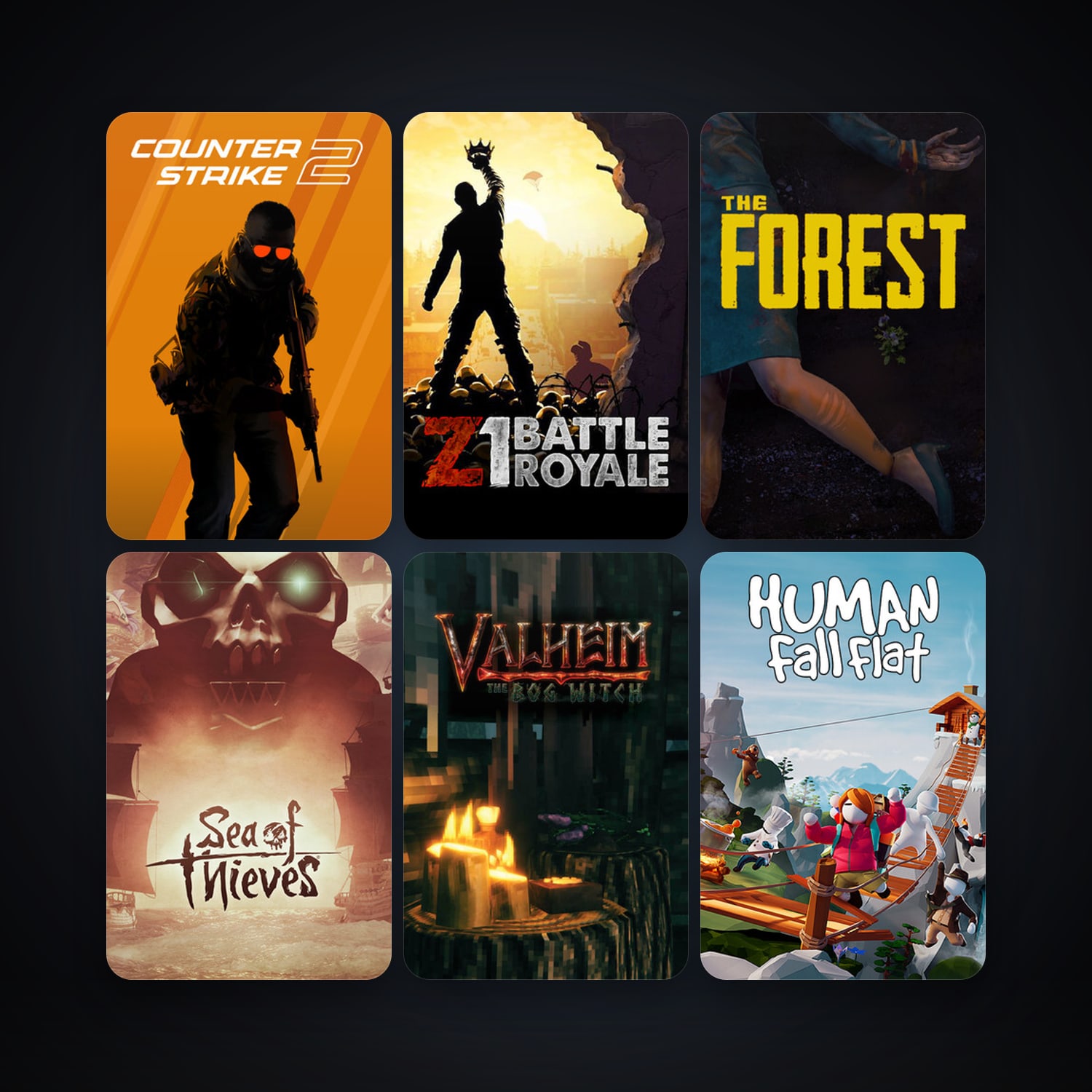 CS2 Prime + The Forest, 10 games, clean · 167317945 — HabibiAccounts