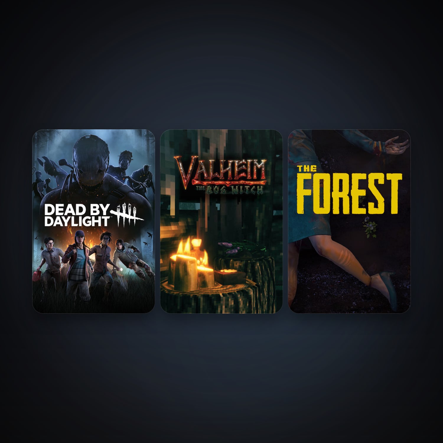 The Forest + Dead by Daylight, 5 games, clean — HabibiAccounts