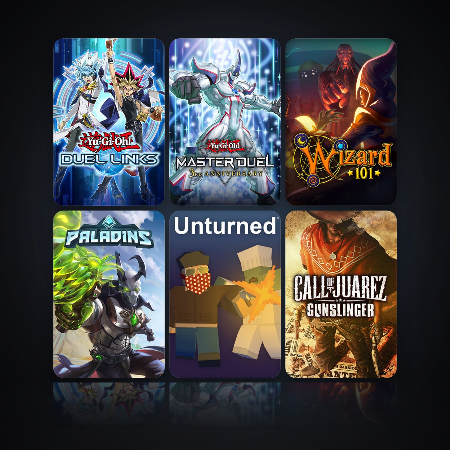 Yu-Gi-Oh! Duel Links & Free CS2 (No Prime) | 16 Games | Clean — HabibiAccounts