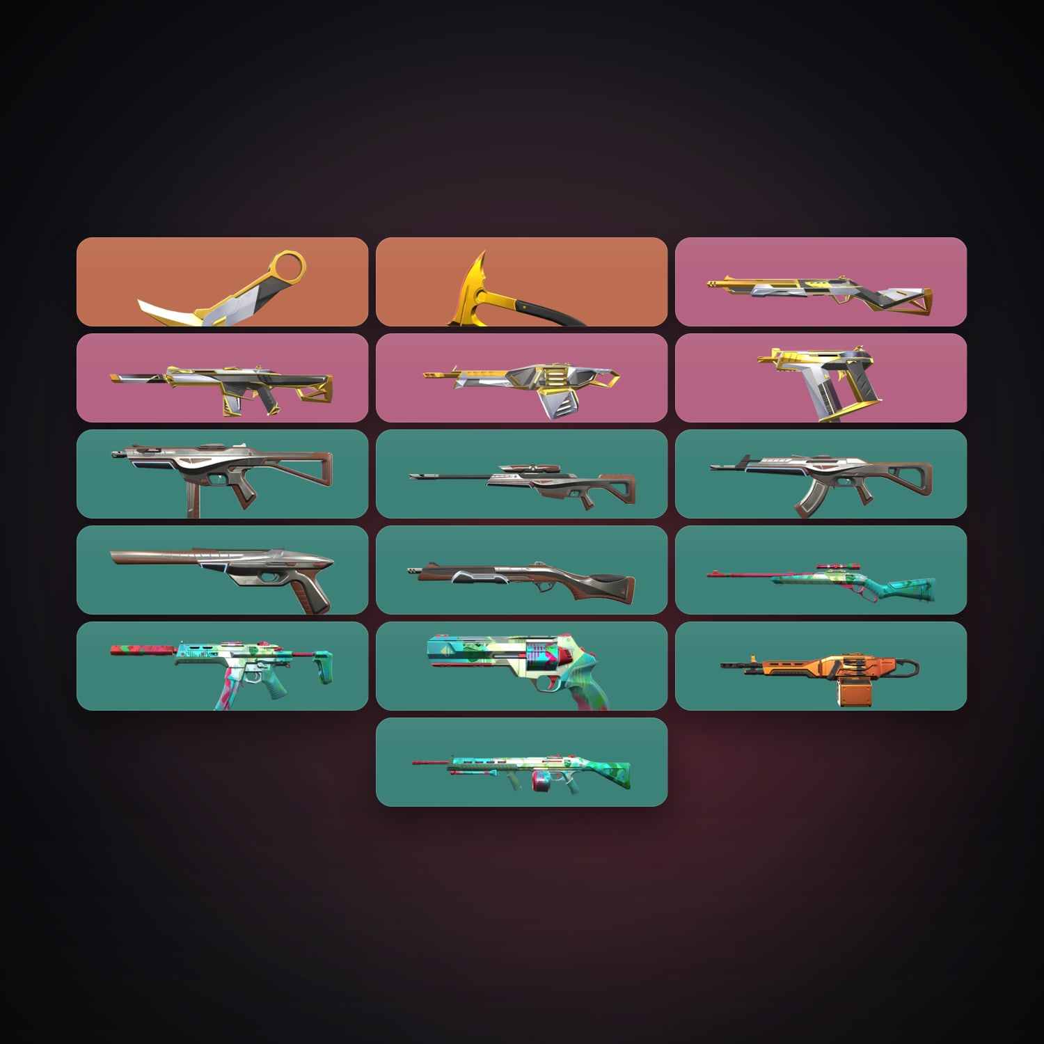 AP Plat 2 locker — 2 knives, 18 skins, lvl 46 — HabibiAccounts