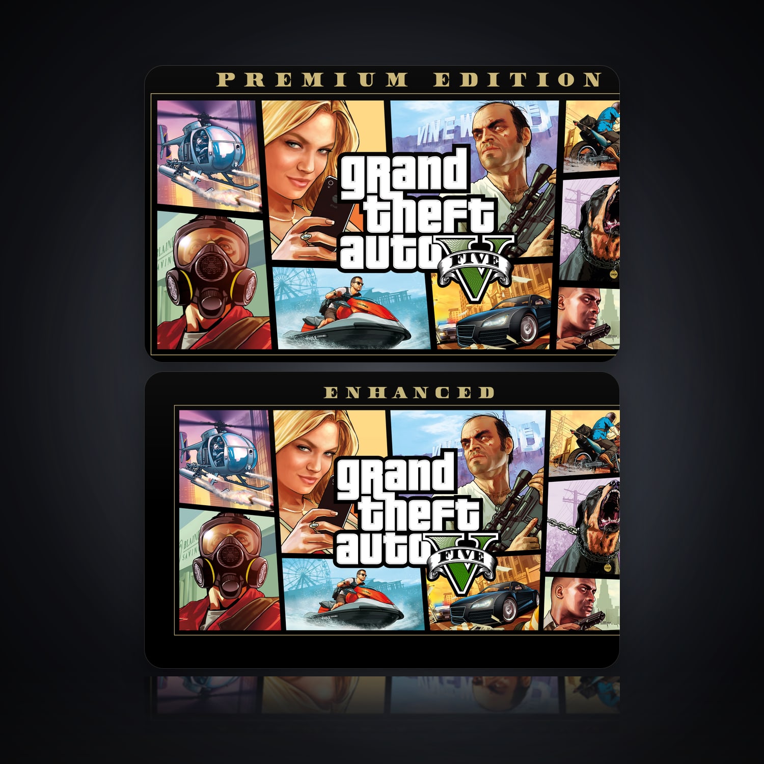 Grand Theft Auto V & Grand Theft Auto V Enhanced | 2 Games — HabibiAccounts