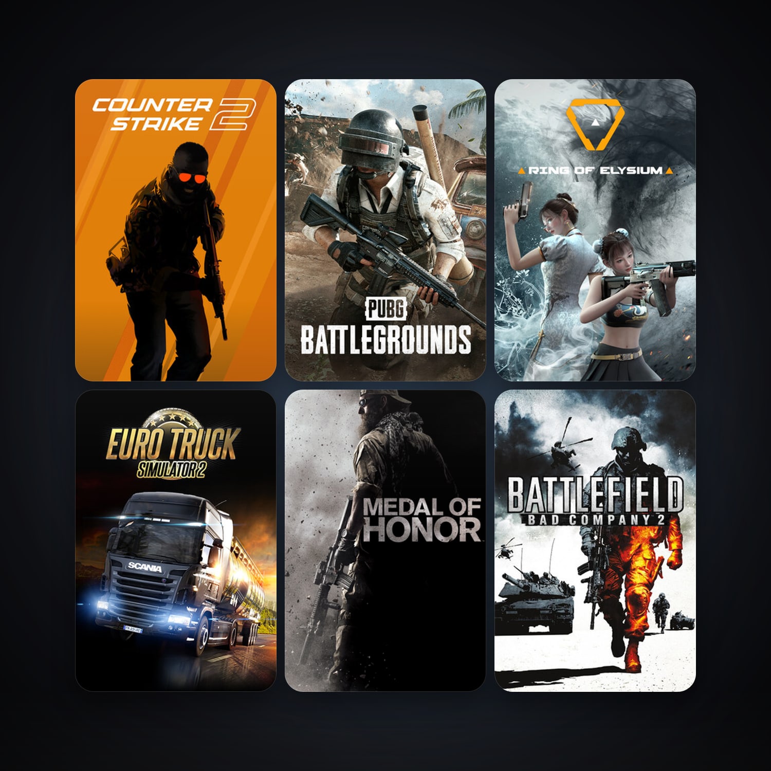 CS2 Prime + Battlefield: Bad Company 2, 11 games, clean — HabibiAccounts