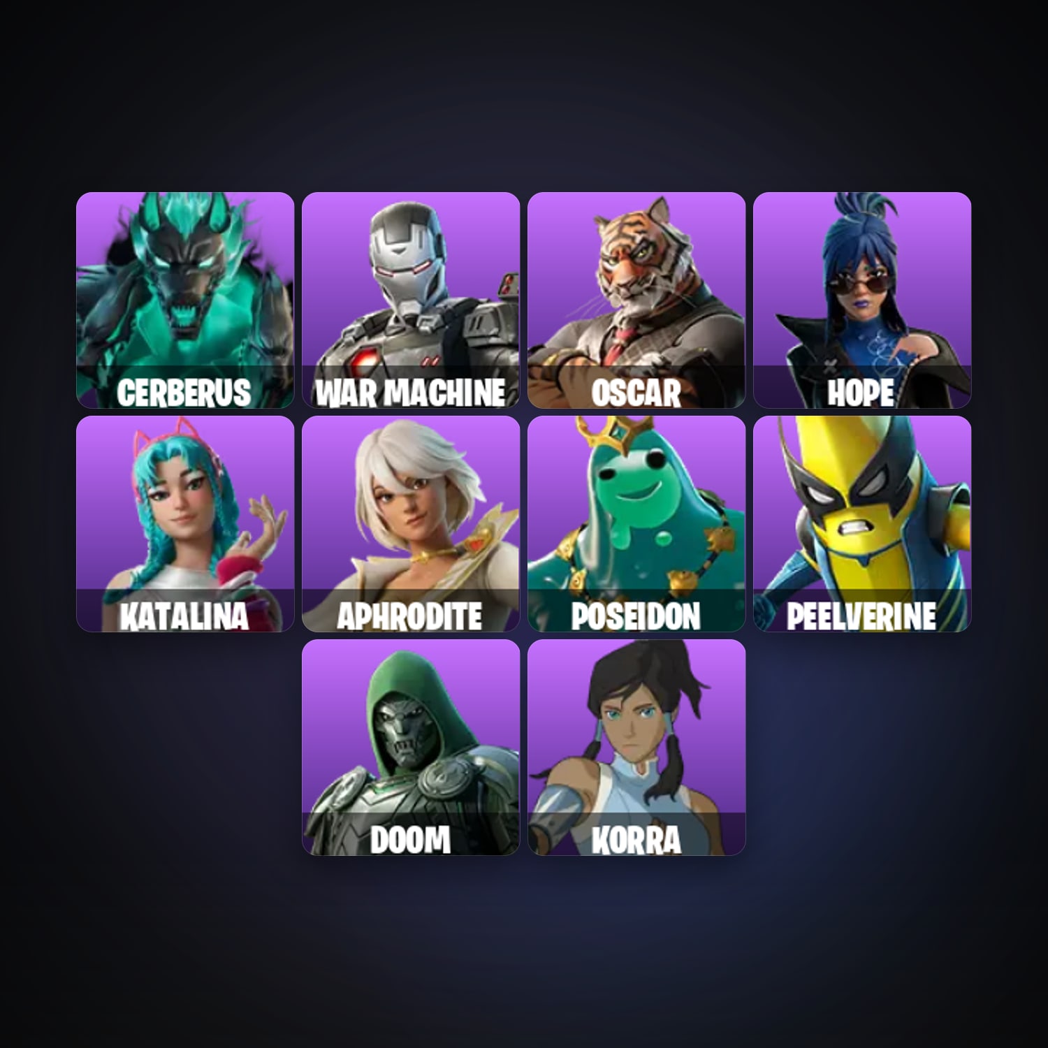 Fortnite | 12 Skins | 100 V-Bucks | Level 184 | 11 Wins — HabibiAccounts