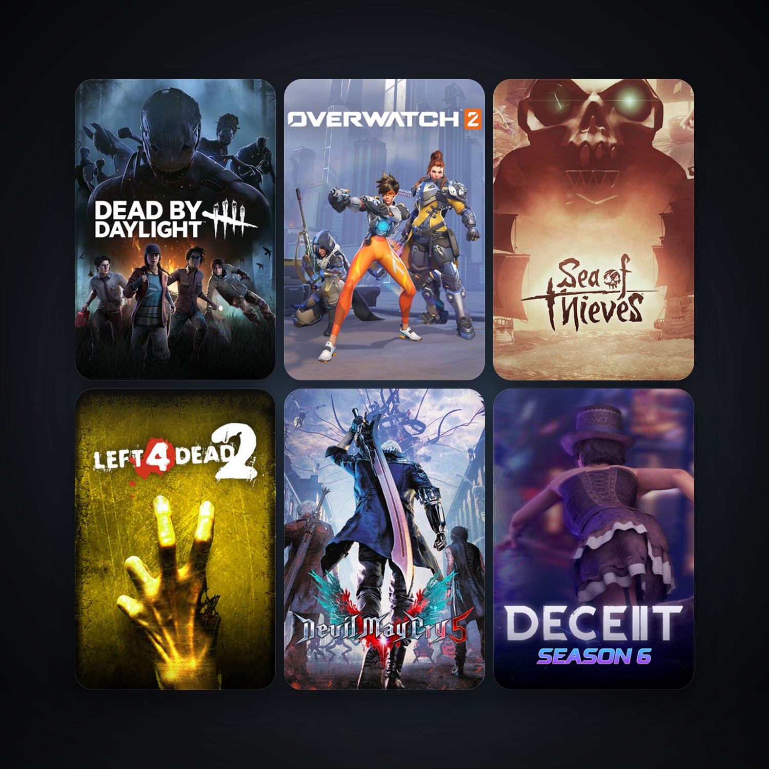 Left 4 Dead 2 + Dead by Daylight, 17 games, clean — HabibiAccounts