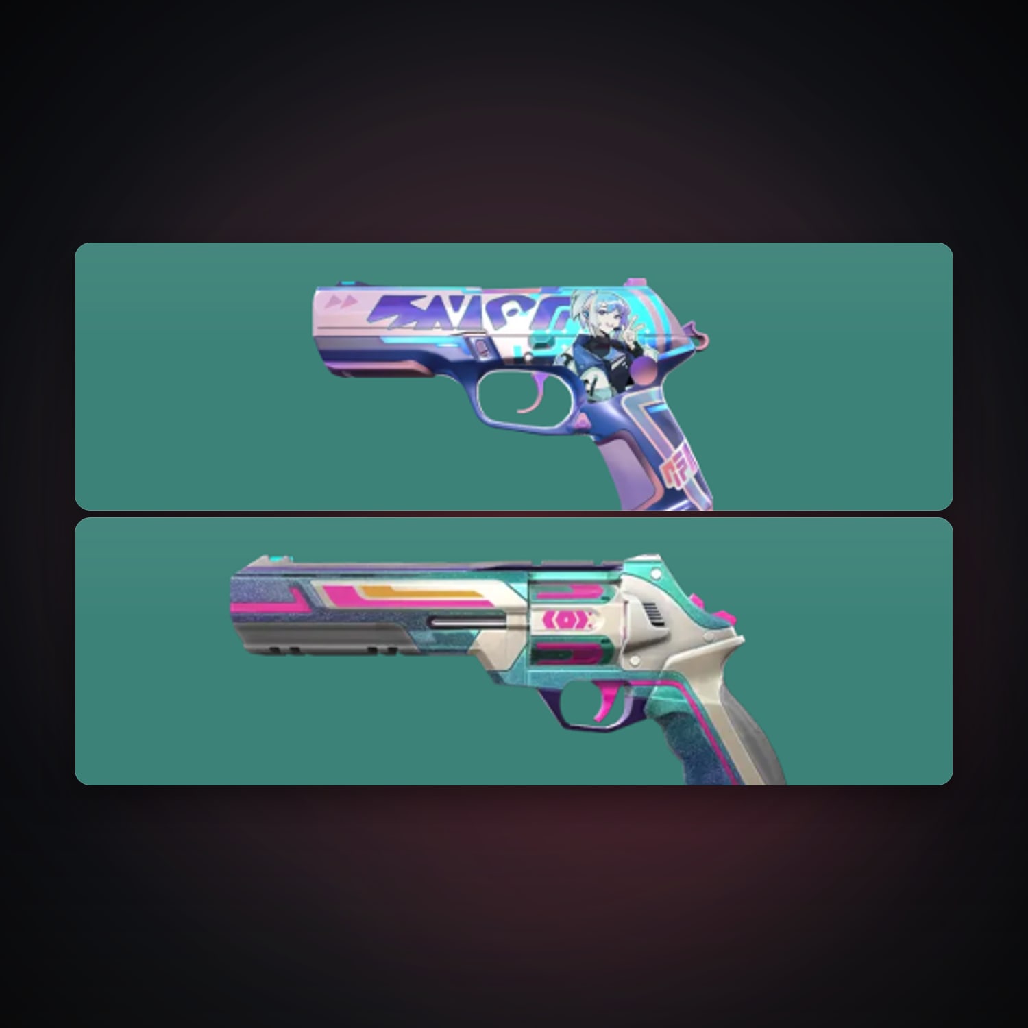 Valorant account: LA Gold 2 locker — 2 skins, lvl 55 — HabibiAccounts