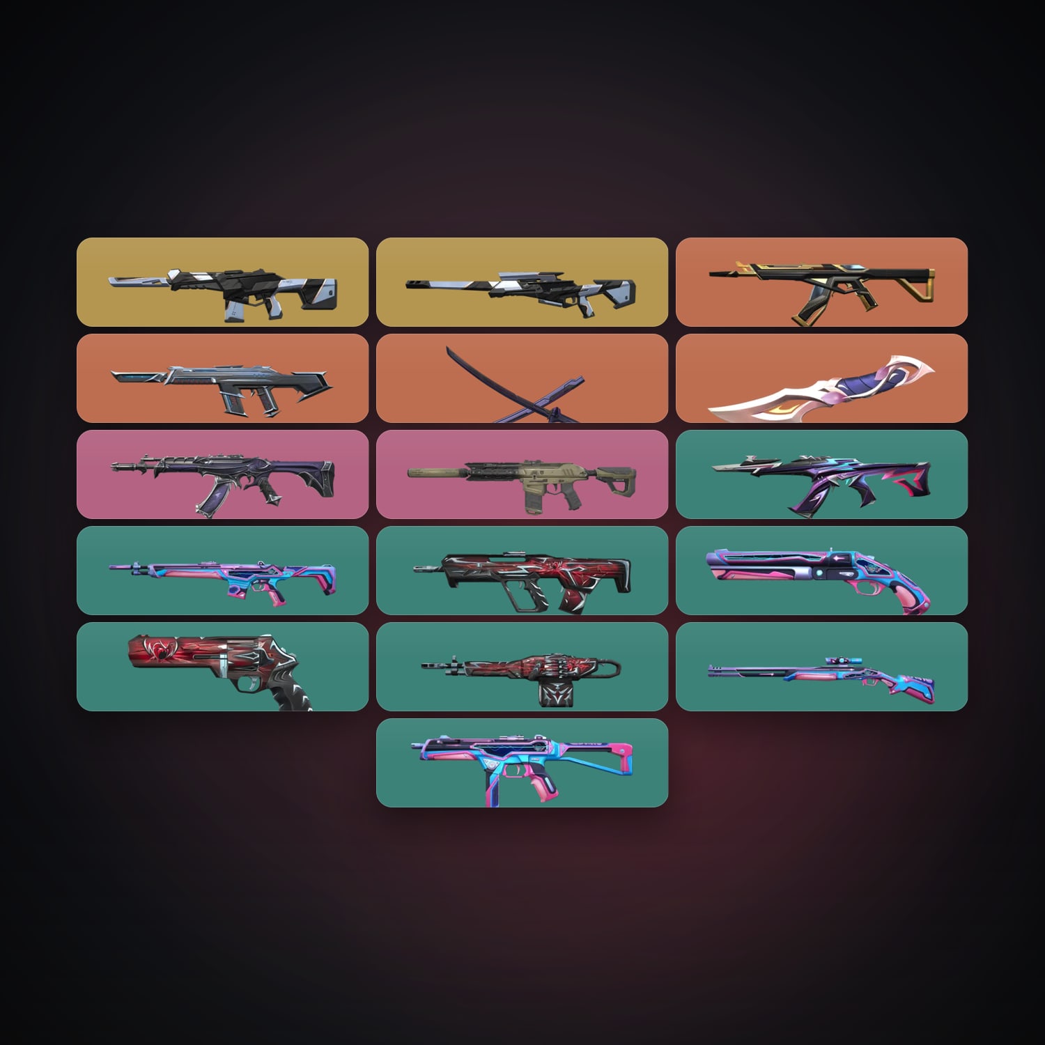 KR Iron 1 locker — 2 knives, 16 skins, lvl 45 — HabibiAccounts