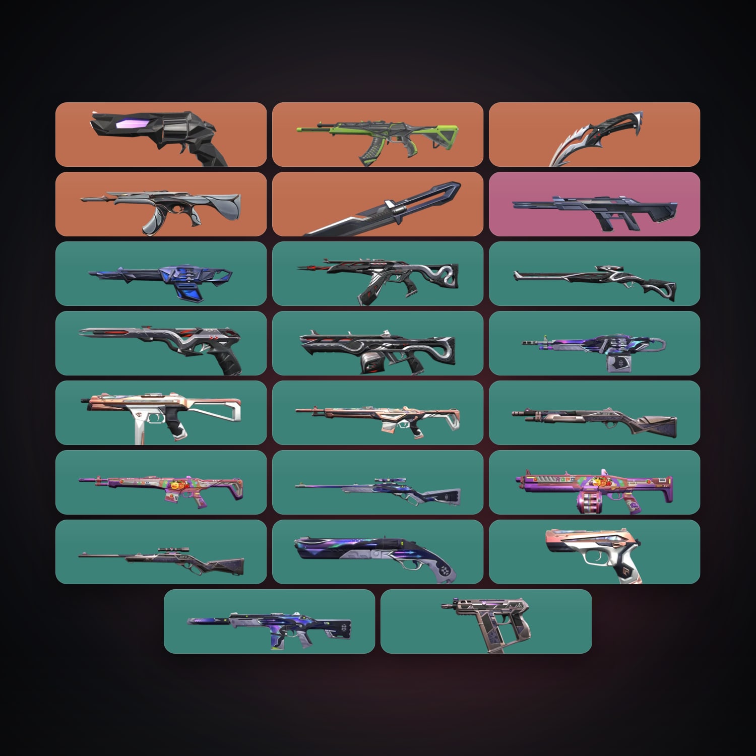 EU Silver 2 locker — 2 knives, 23 skins, lvl 27 — HabibiAccounts