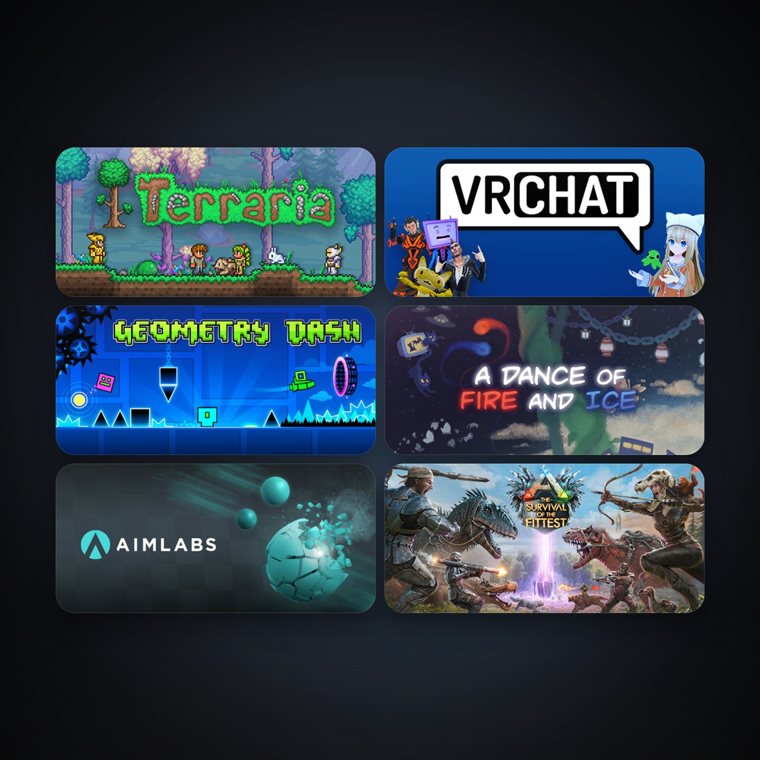 Terraria + Geometry Dash, 10 games, clean — HabibiAccounts