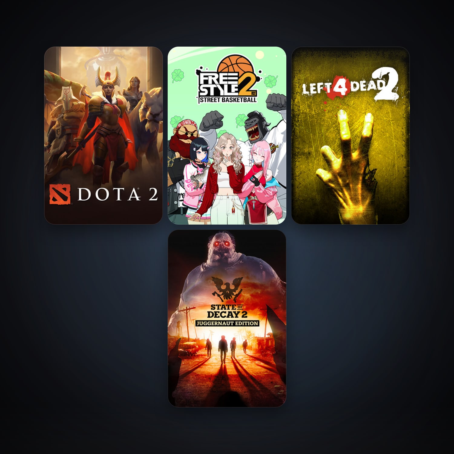 Left 4 Dead 2 + Dota 2, 9 games, clean — HabibiAccounts