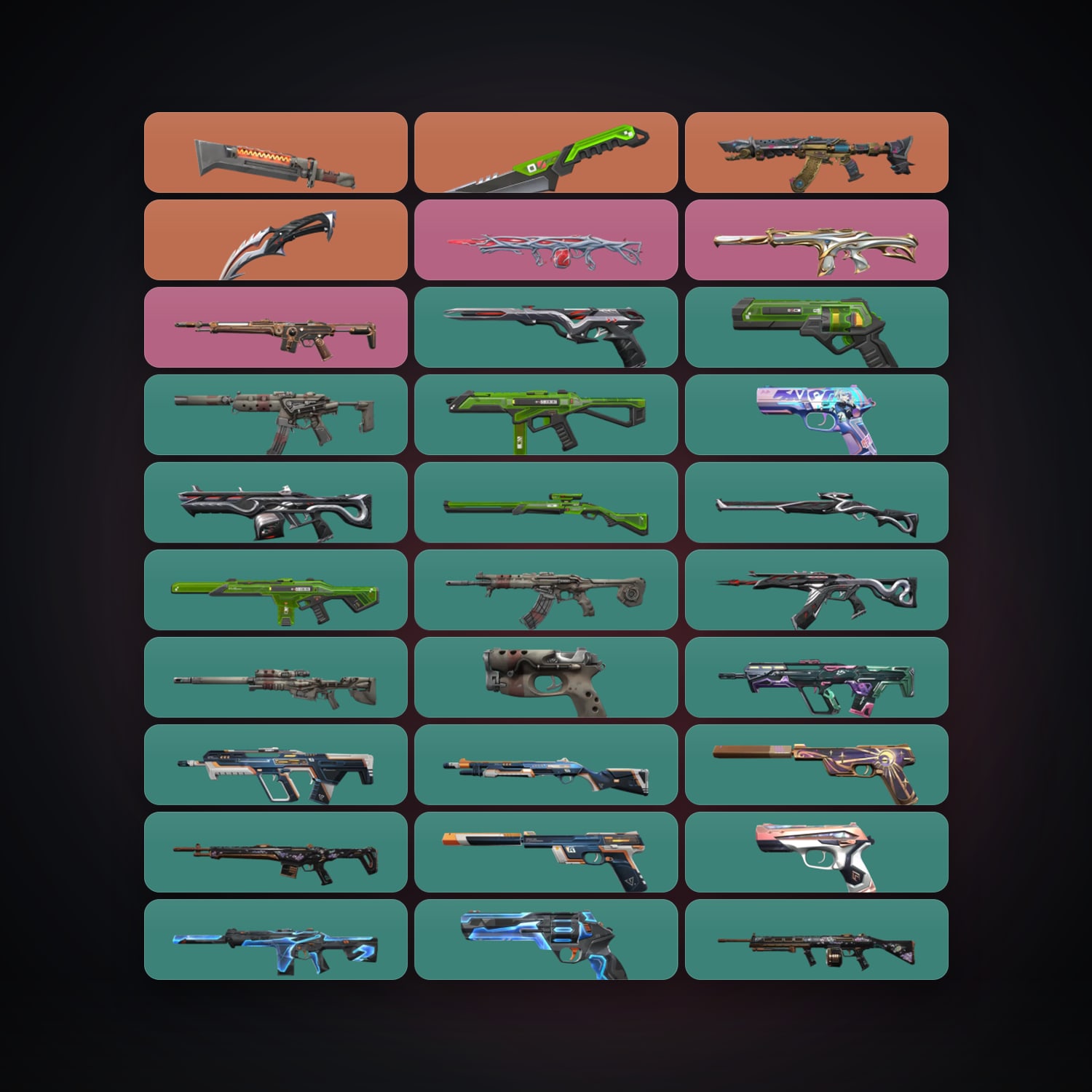 LA Iron 3 locker — 3 knives, 44 skins, lvl 114 — HabibiAccounts