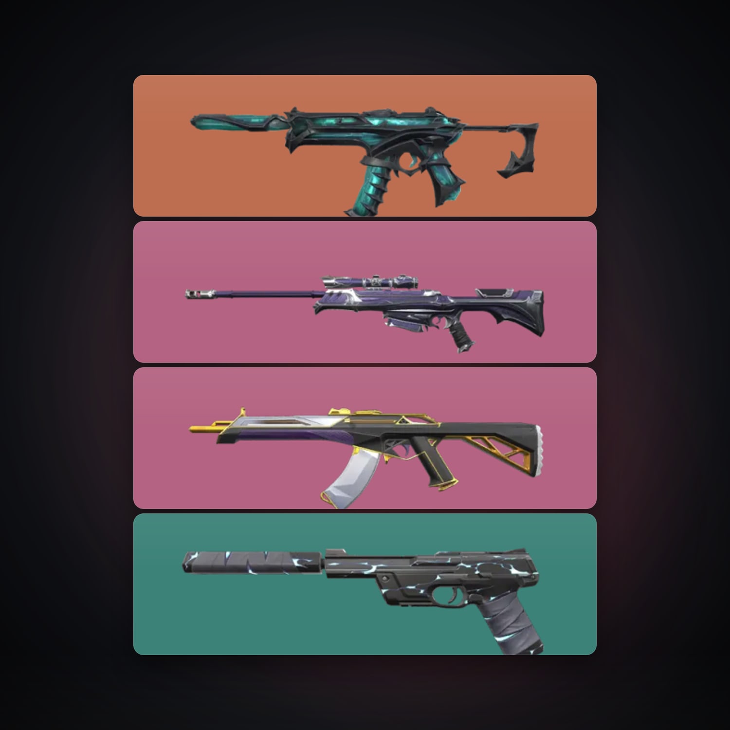 AP Silver 3 locker — 4 skins, lvl 66 — HabibiAccounts
