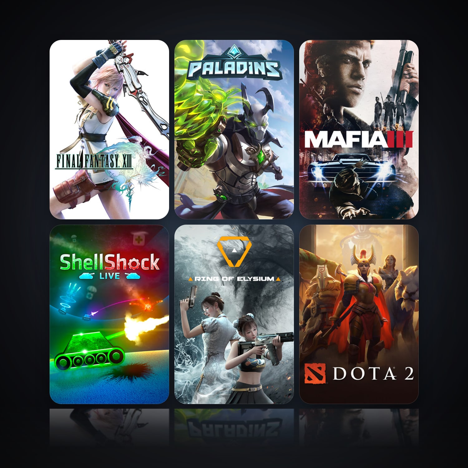 FINAL FANTASY XIII & Paladins | 17 Games | Clean — HabibiAccounts