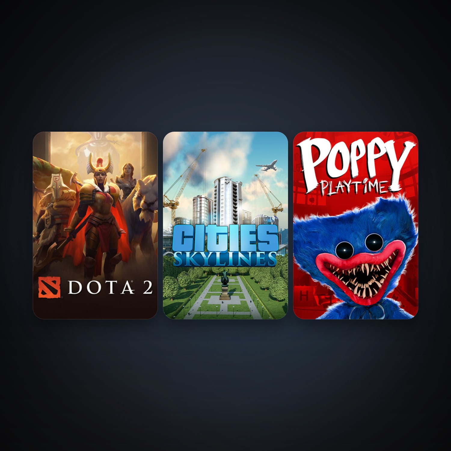 هالحساب ستيم فلين، Dota 2 وCities: Skylines، 12 لعبة، صامد واضح — HabibiAccounts