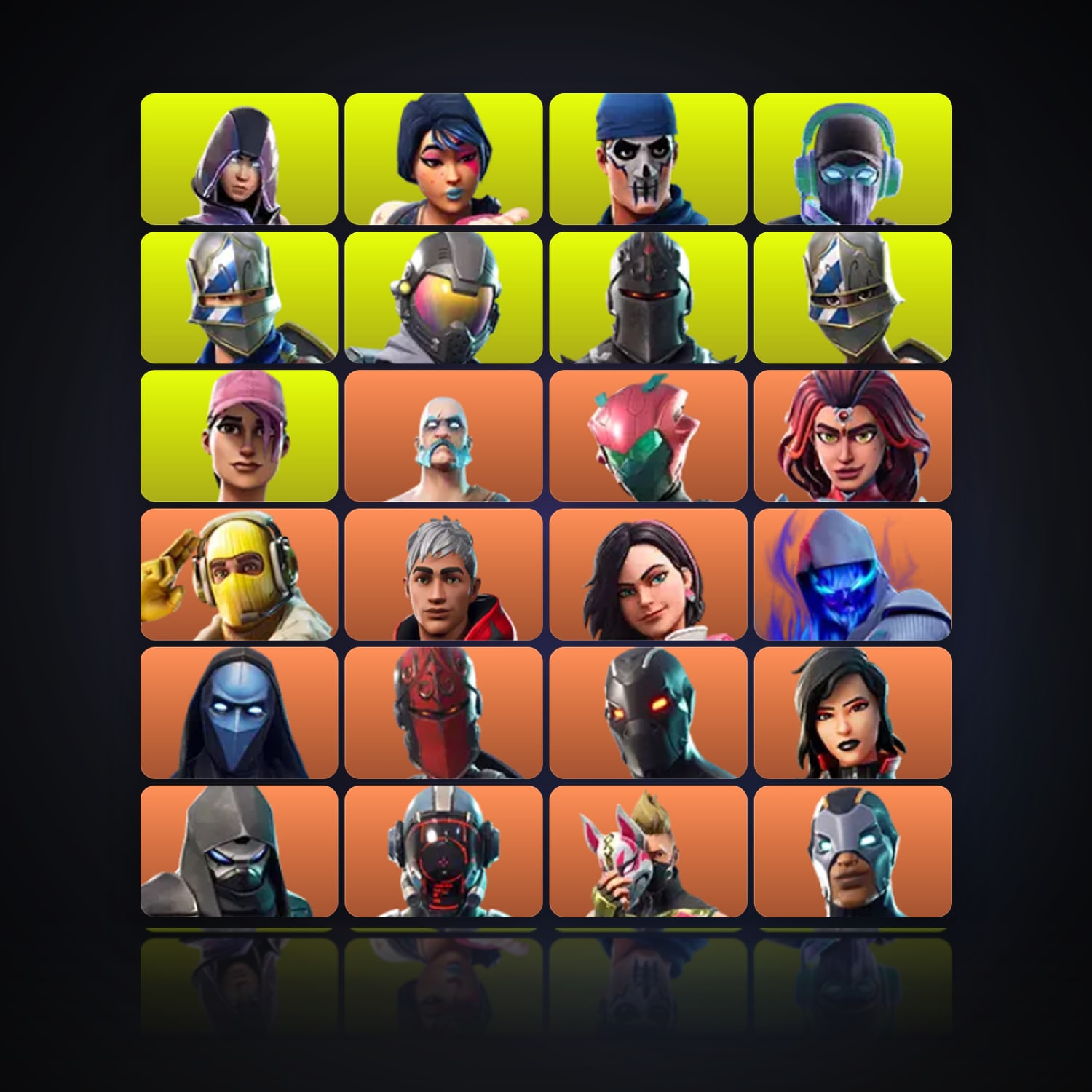 Fortnite | 72 Skins | 385 V-Bucks | Level 2177 | 385 Wins — HabibiAccounts