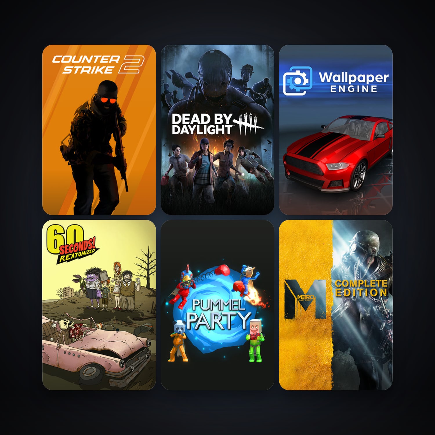 CS2 Prime + Metro: Last Light, 8 games, clean — HabibiAccounts