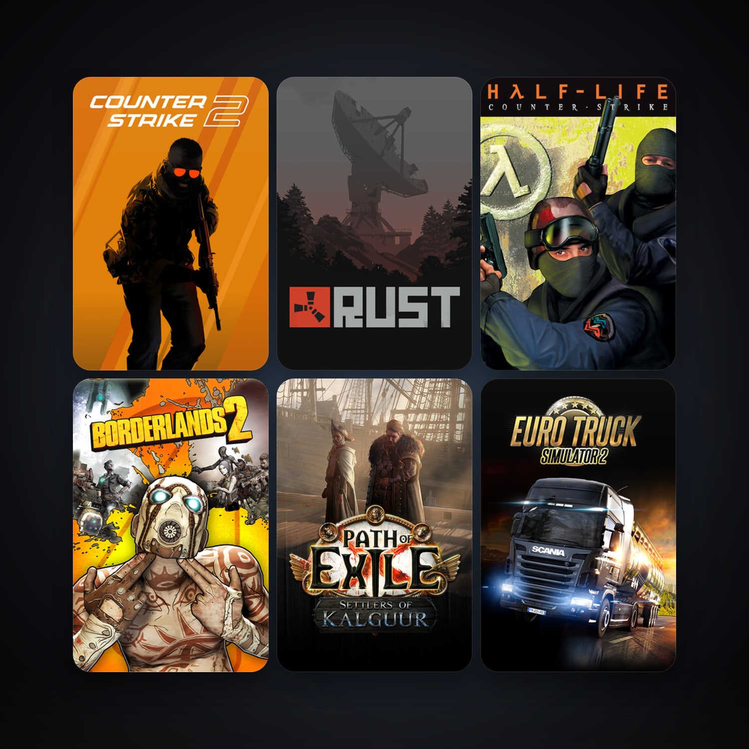 Counter-Strike + Team Fortress Classic, 25 games, Steam 11, clean — HabibiAccounts