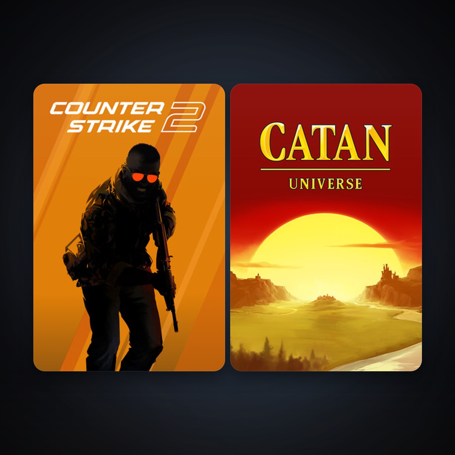 CS2 Prime + Catan Universe, 2 games, clean — HabibiAccounts