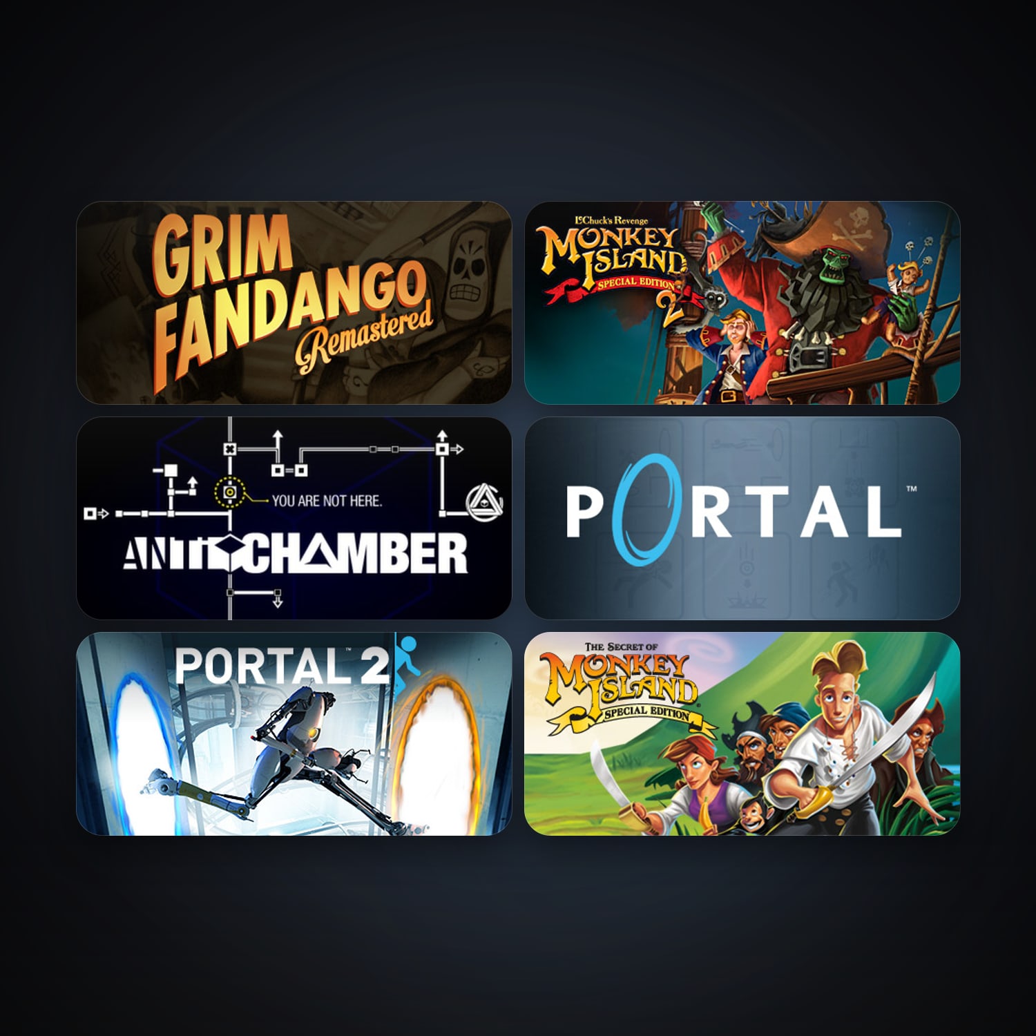 Portal + Portal 2, 14 games, clean — HabibiAccounts