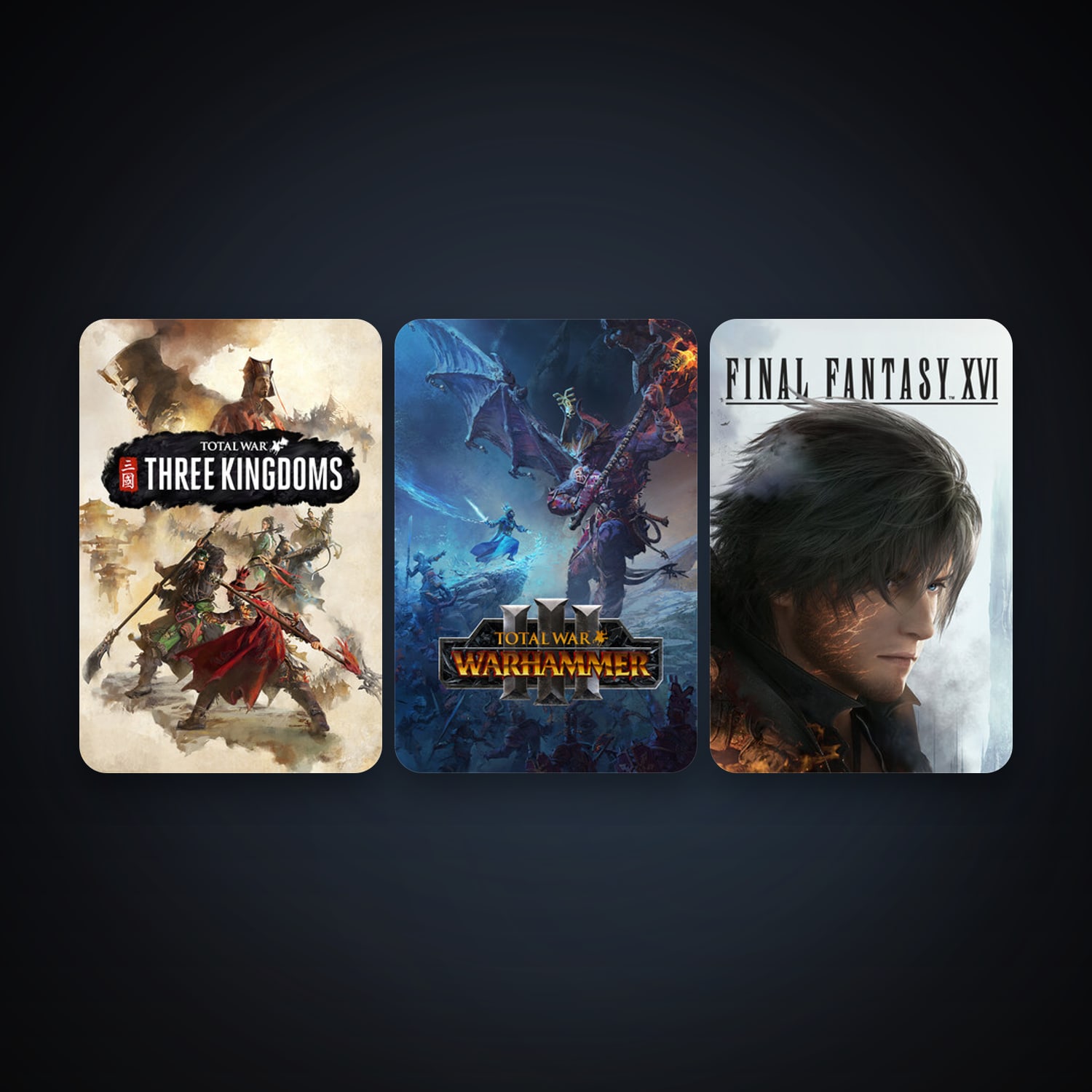 Total War: THREE KINGDOMS + Total War: WARHAMMER III, 3 games, clean — HabibiAccounts