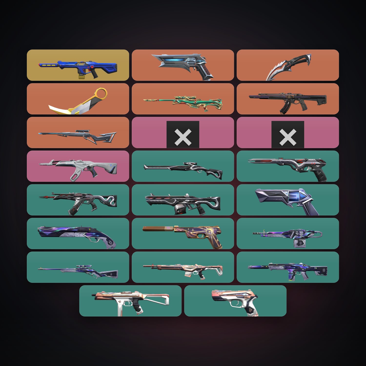 AP Bronze 3 locker — 2 knives, 23 skins, lvl 63 — HabibiAccounts
