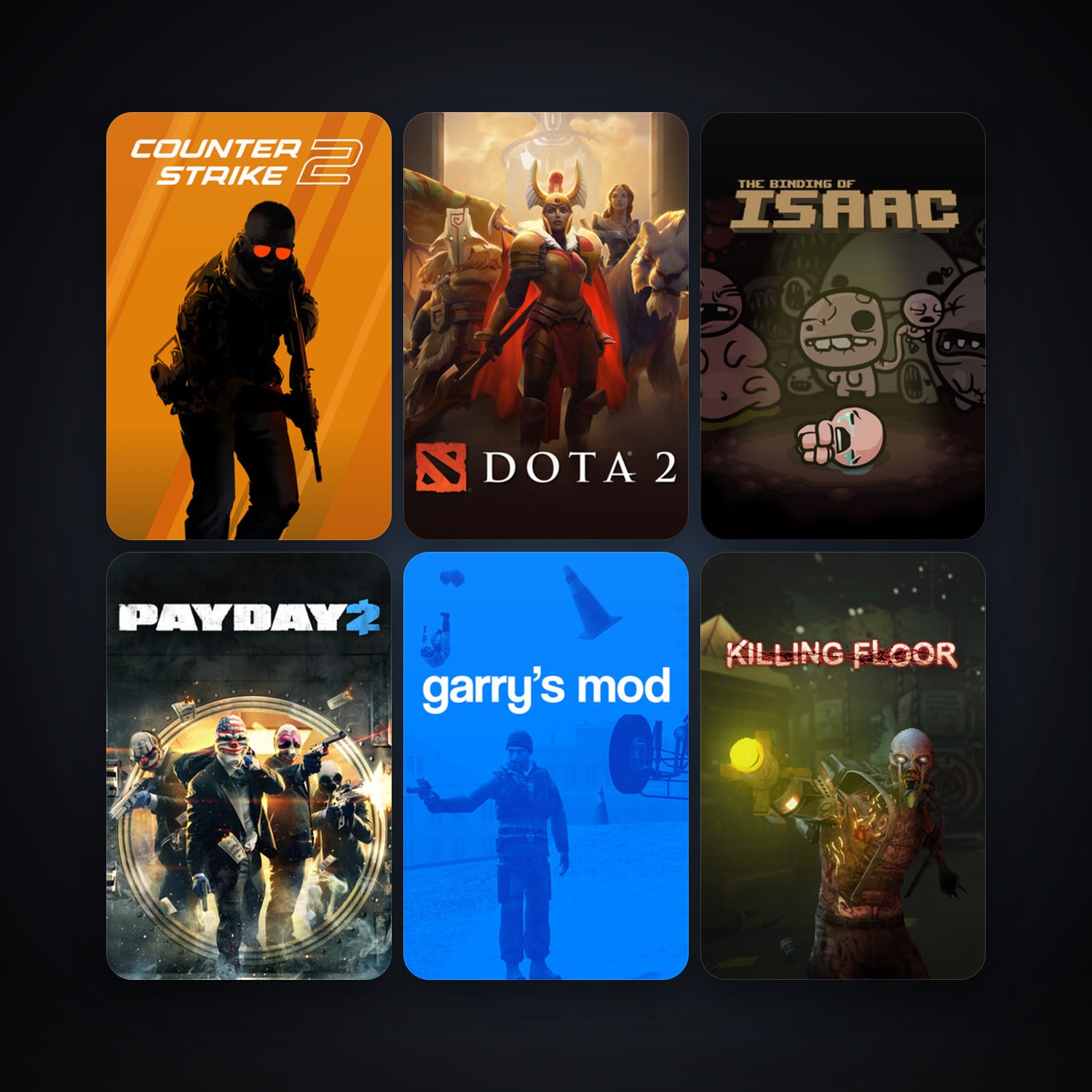 Left 4 Dead 2 + Dota 2, 34 games, Steam 11, clean · 176336415 — HabibiAccounts
