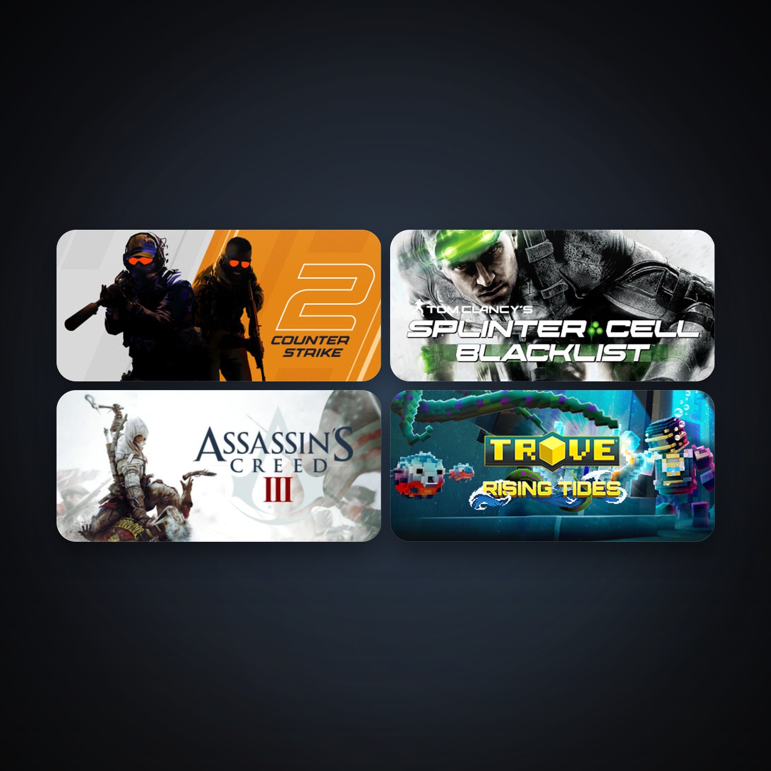 CS2 Prime + Assassin’s Creed III, 8 games, Steam 11, clean — HabibiAccounts