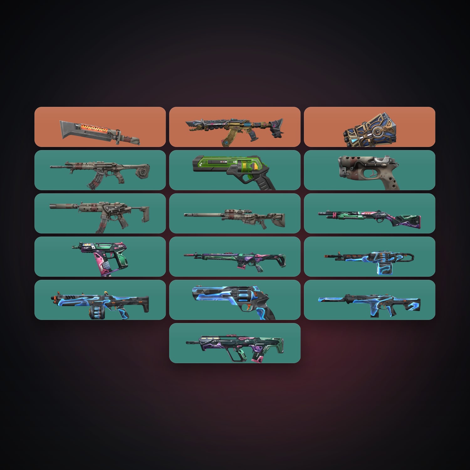 AP Iron 2 locker — 2 knives, 16 skins, lvl 71 — HabibiAccounts