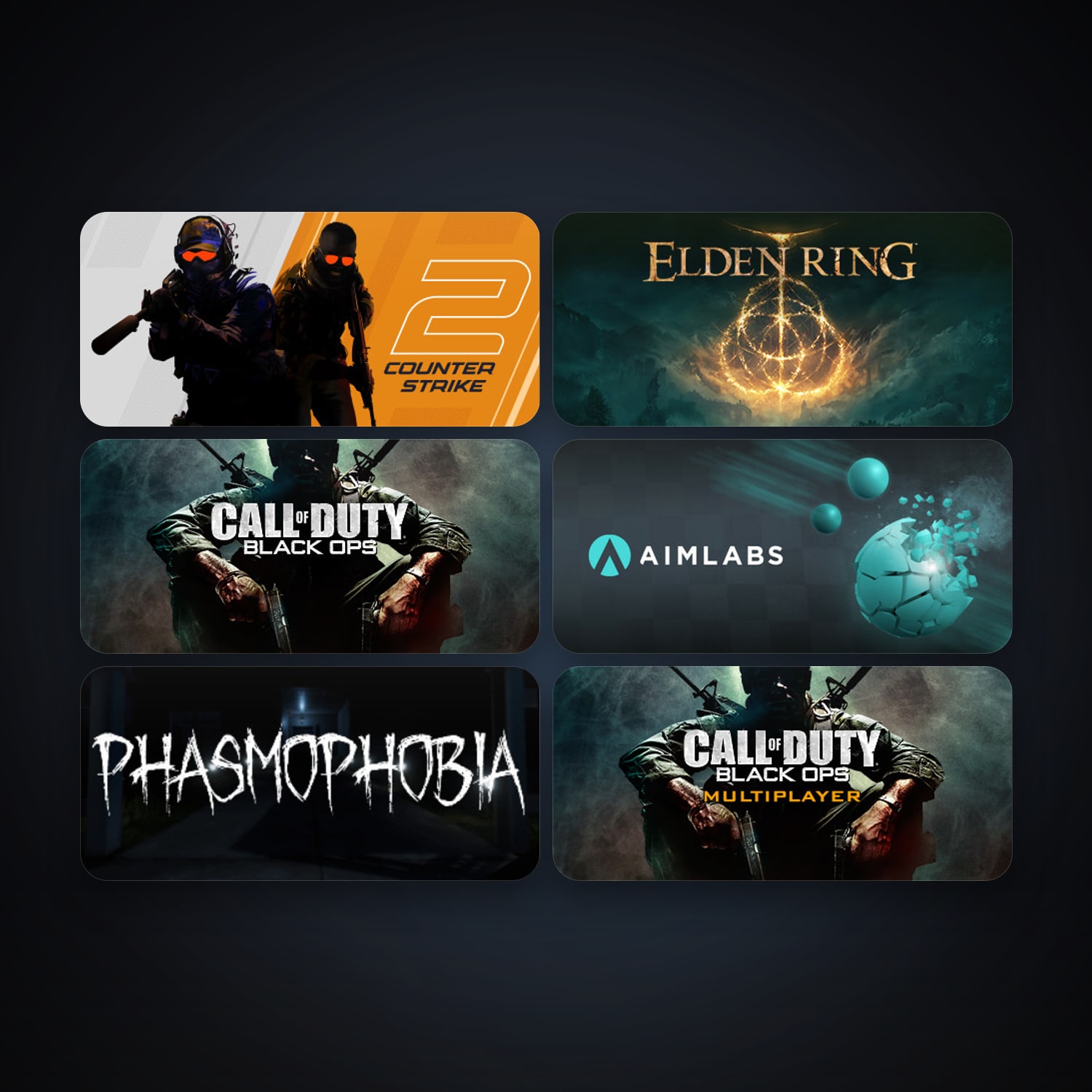 CS2 Prime + Call of Duty: Black Ops, 6 games, clean — HabibiAccounts