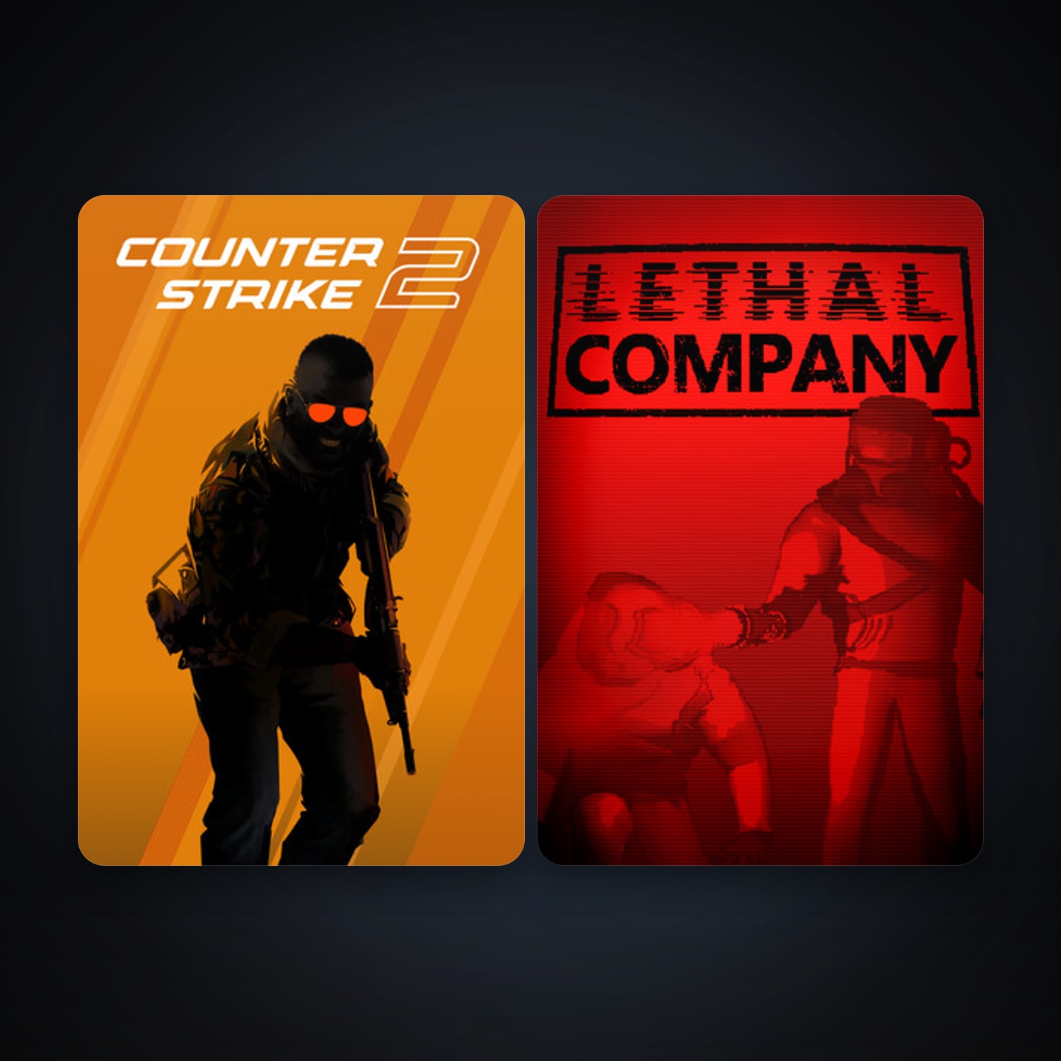 CS2 Prime + Lethal Company, 2 games, clean — HabibiAccounts