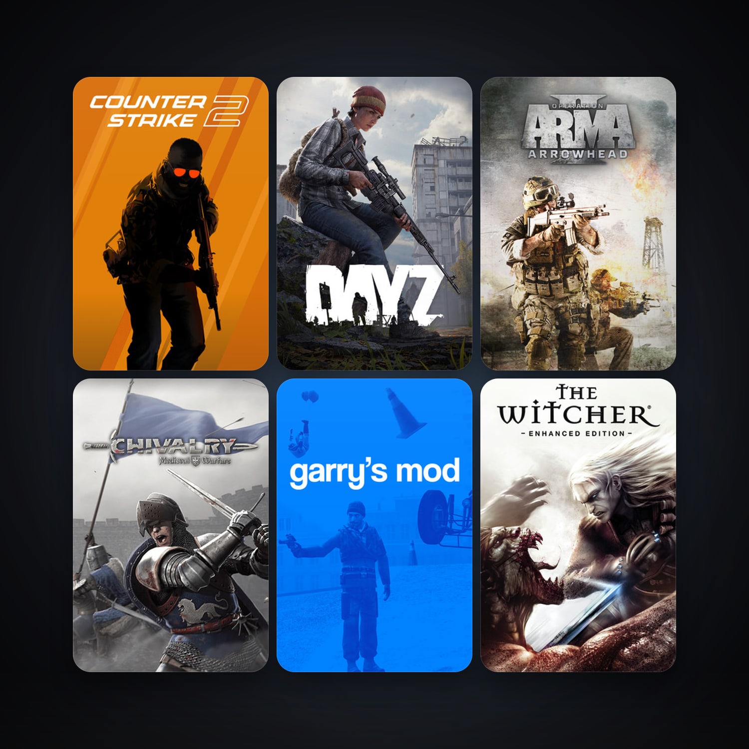 CS2 Prime + Garry's Mod, 24 games, Steam 18, clean — HabibiAccounts