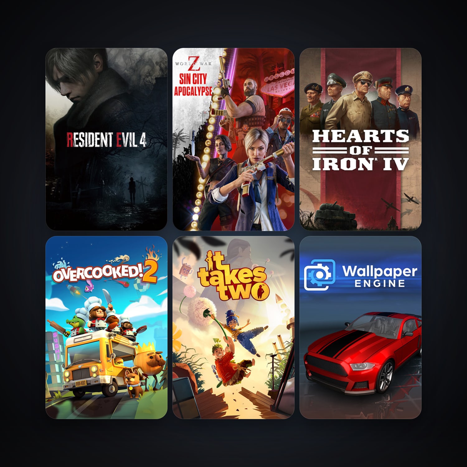 PAYDAY 2 + Hearts of Iron IV, 24 games, clean — HabibiAccounts