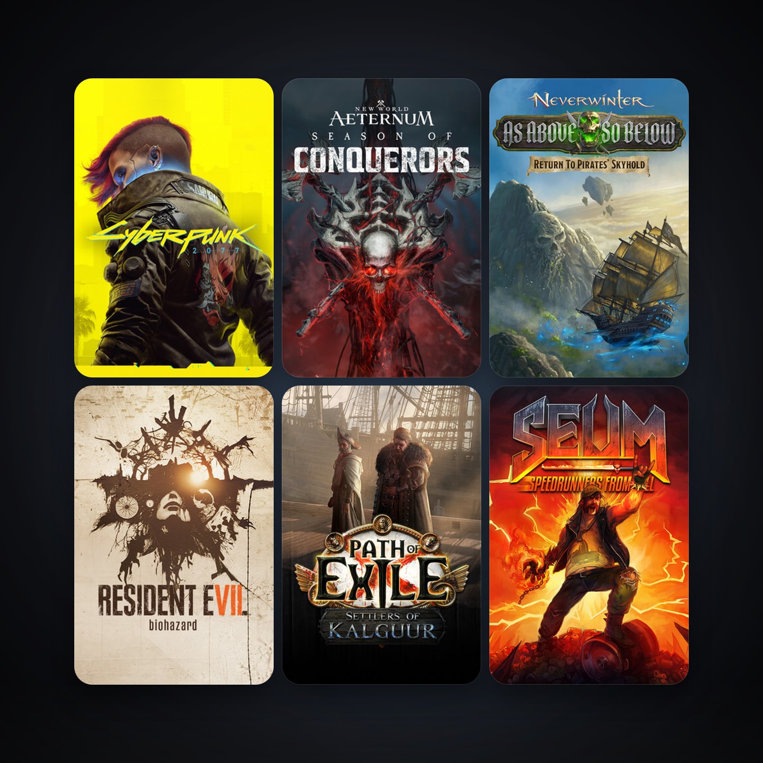 Neverwinter + Path of Exile, 15 games, clean — HabibiAccounts